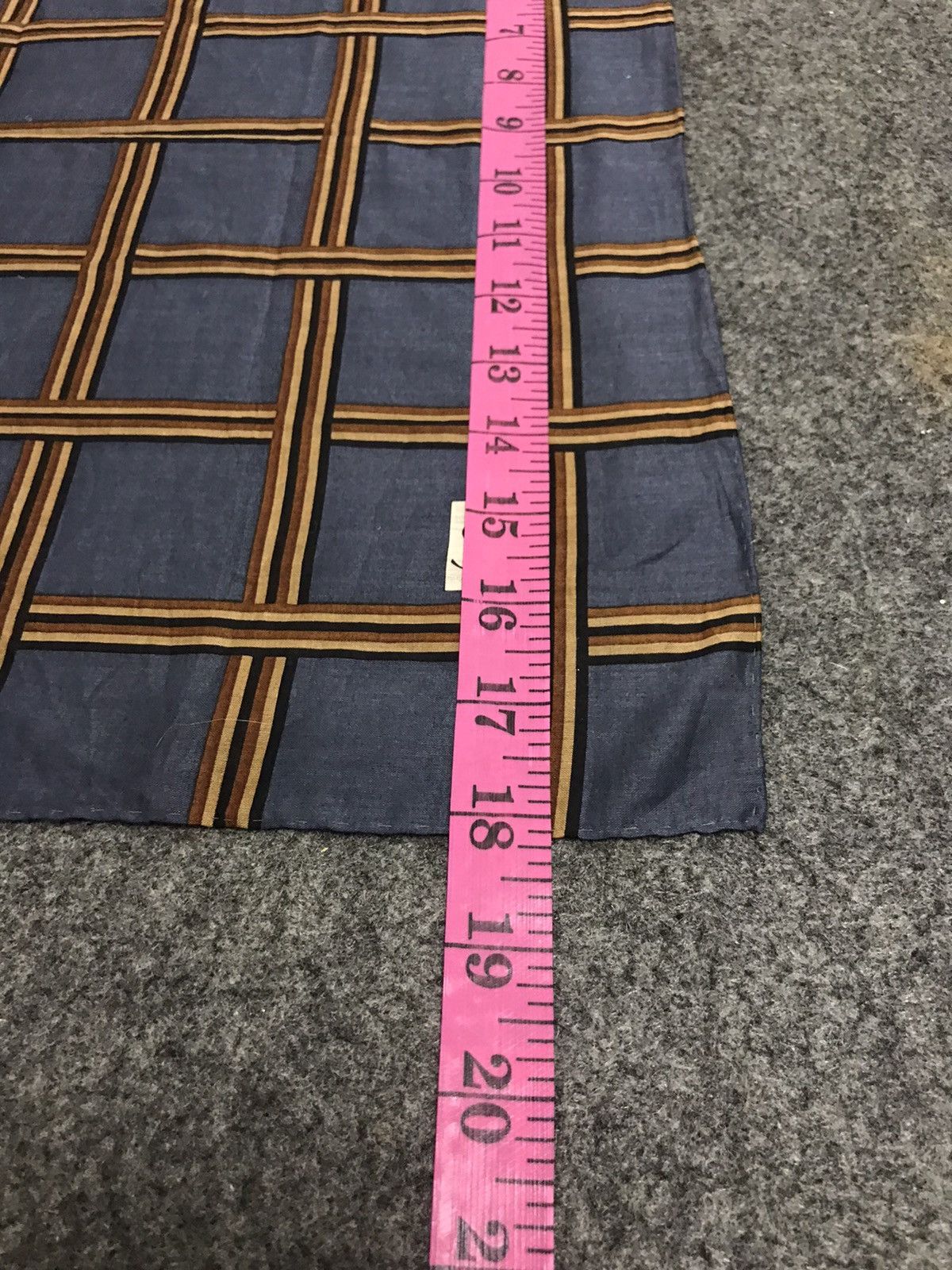 Other Ysl Yves Saint Laurent Pocket Square Plaid Check Scarf Size ONE SIZE - 6 Thumbnail