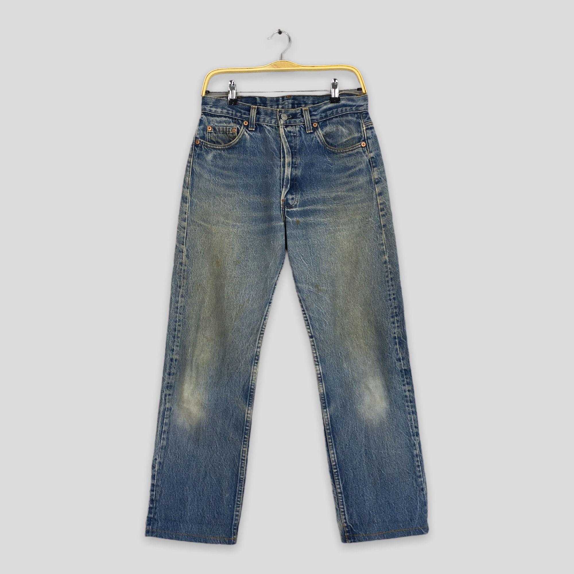 image of Levis x Vintage Size 29X27 Vintage Levi's 501Xx Blue Stone Washed Jeans, Men's