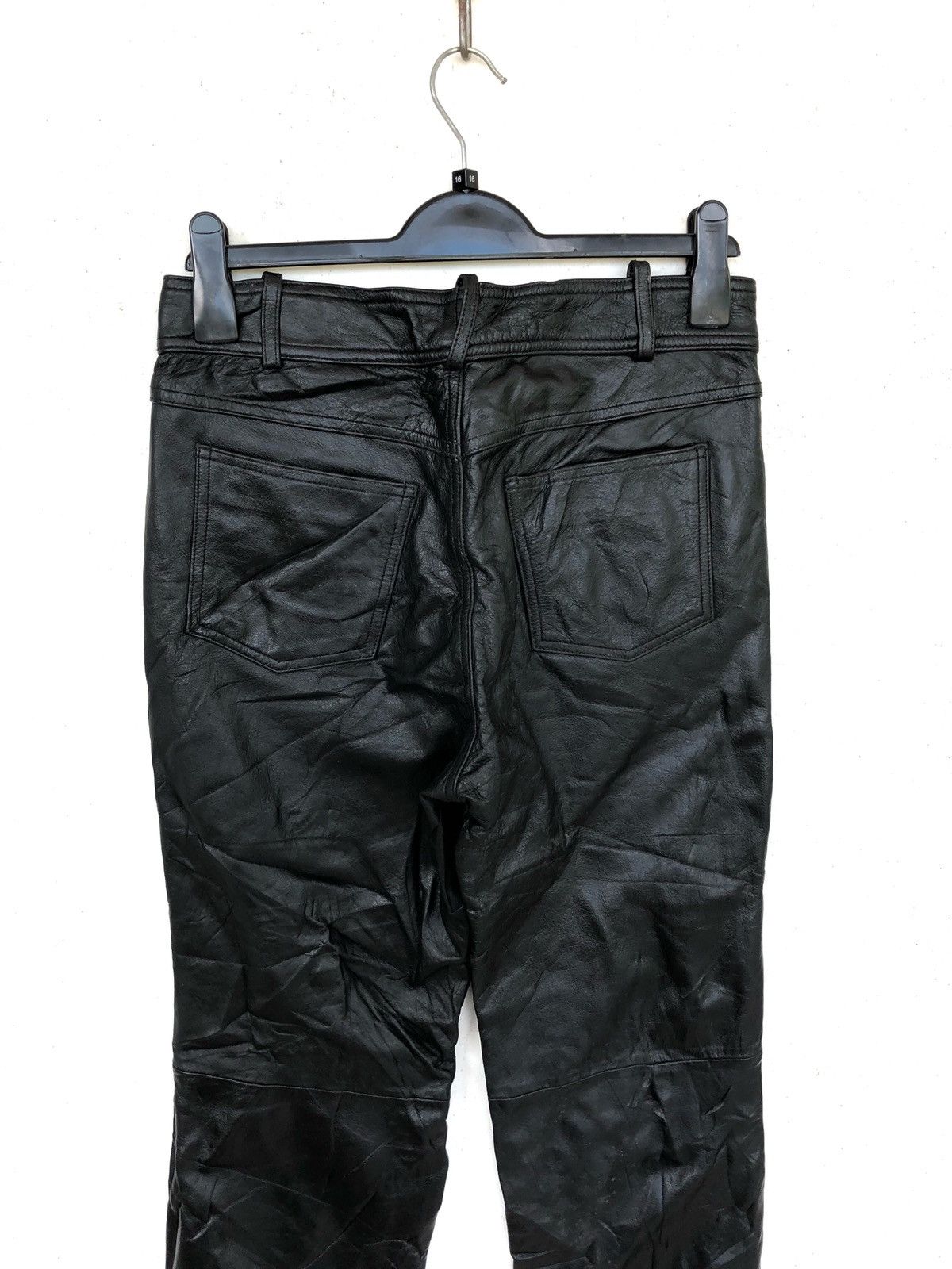 Harley Davidson 90s Harley Davidson Cowhide Leather Biker Pants Size US 30 / EU 46 - 5 Thumbnail