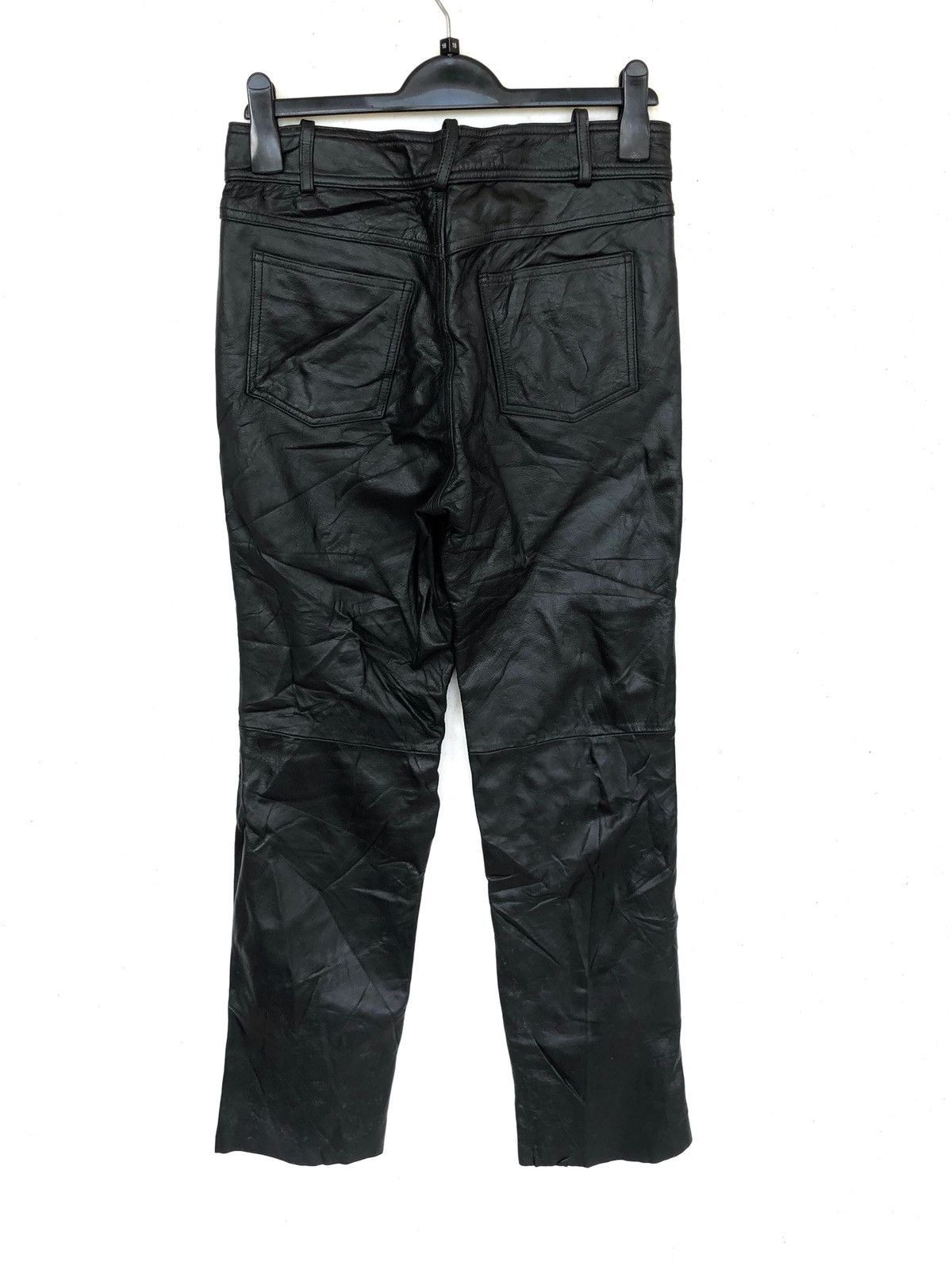 Harley Davidson 90s Harley Davidson Cowhide Leather Biker Pants Size US 30 / EU 46 - 4 Thumbnail