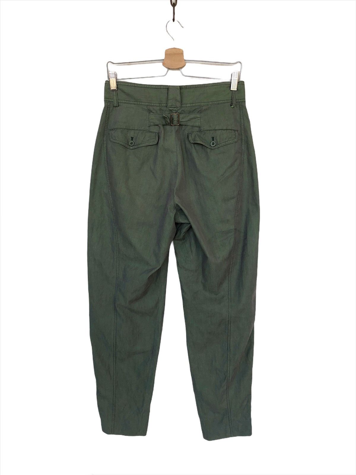 Issey Miyake Yoshiyuki Konishi 🇯🇵 Cinch Back Gabardine 🎈Pants Size US 29 - 6 Thumbnail