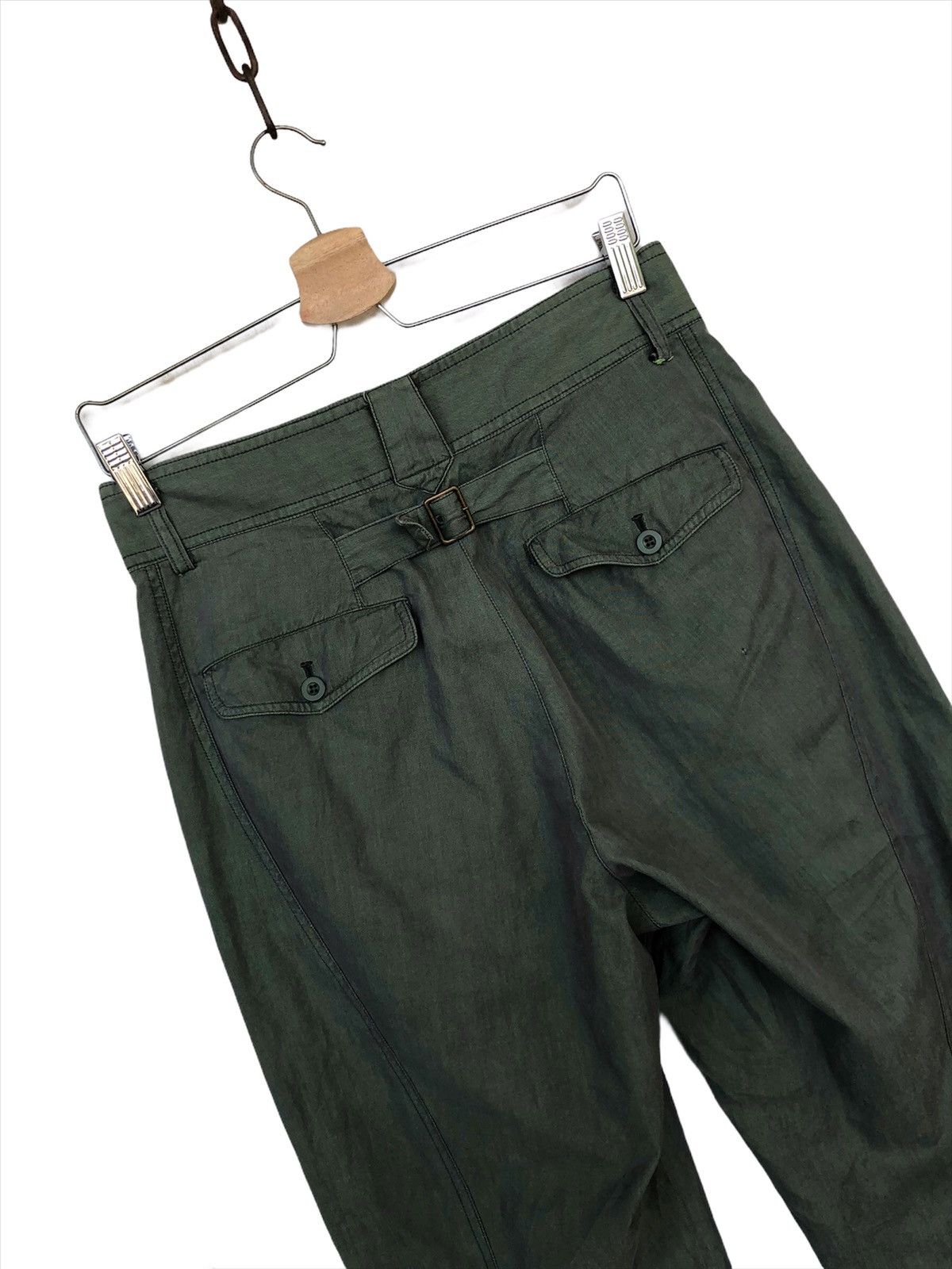 Issey Miyake Yoshiyuki Konishi 🇯🇵 Cinch Back Gabardine 🎈Pants Size US 29 - 7 Thumbnail