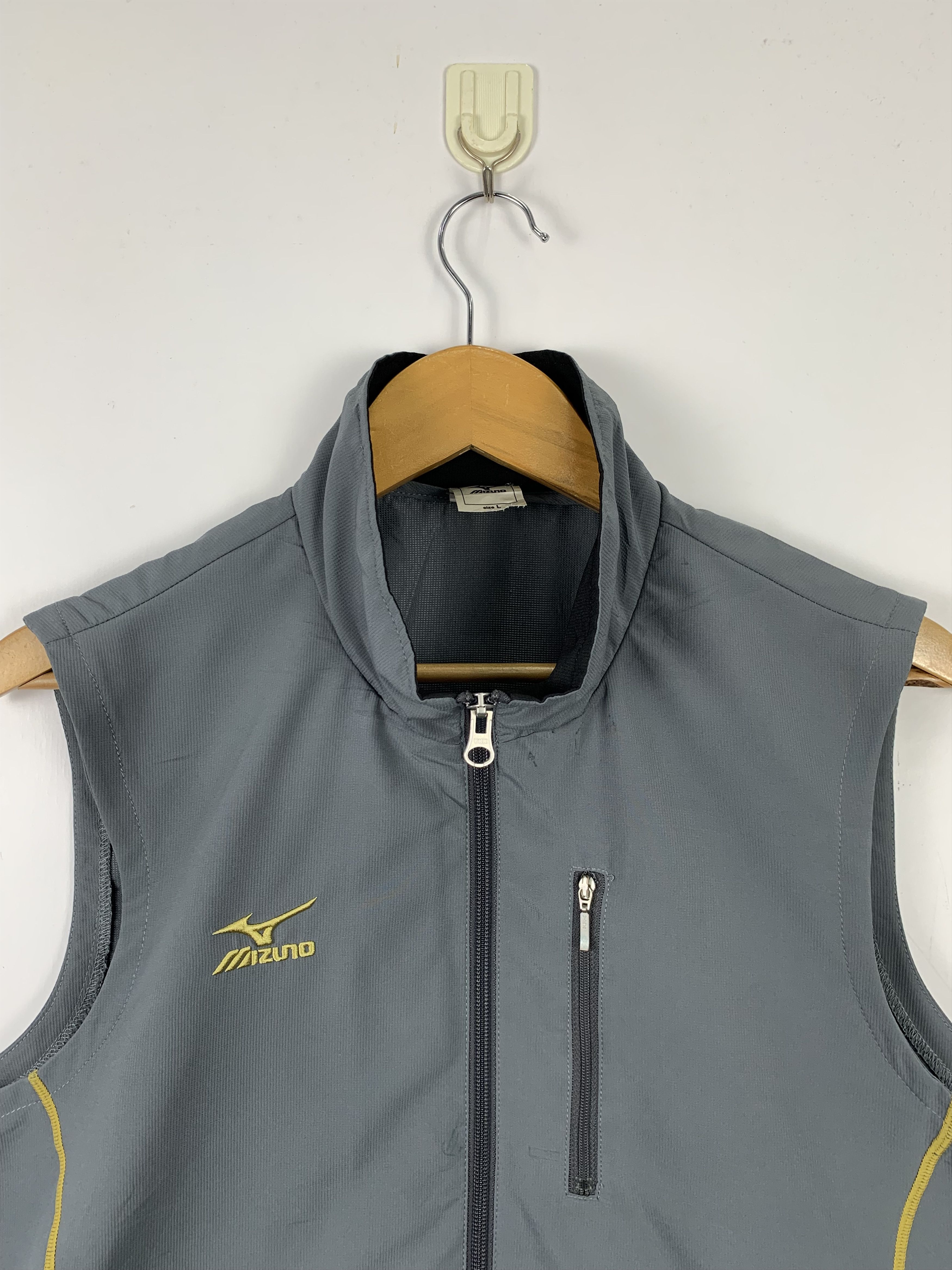 Mizuno Vintage MIZUNO Zip Up Vests V0117 Size US M / EU 48-50 / 2 - 2 Thumbnail