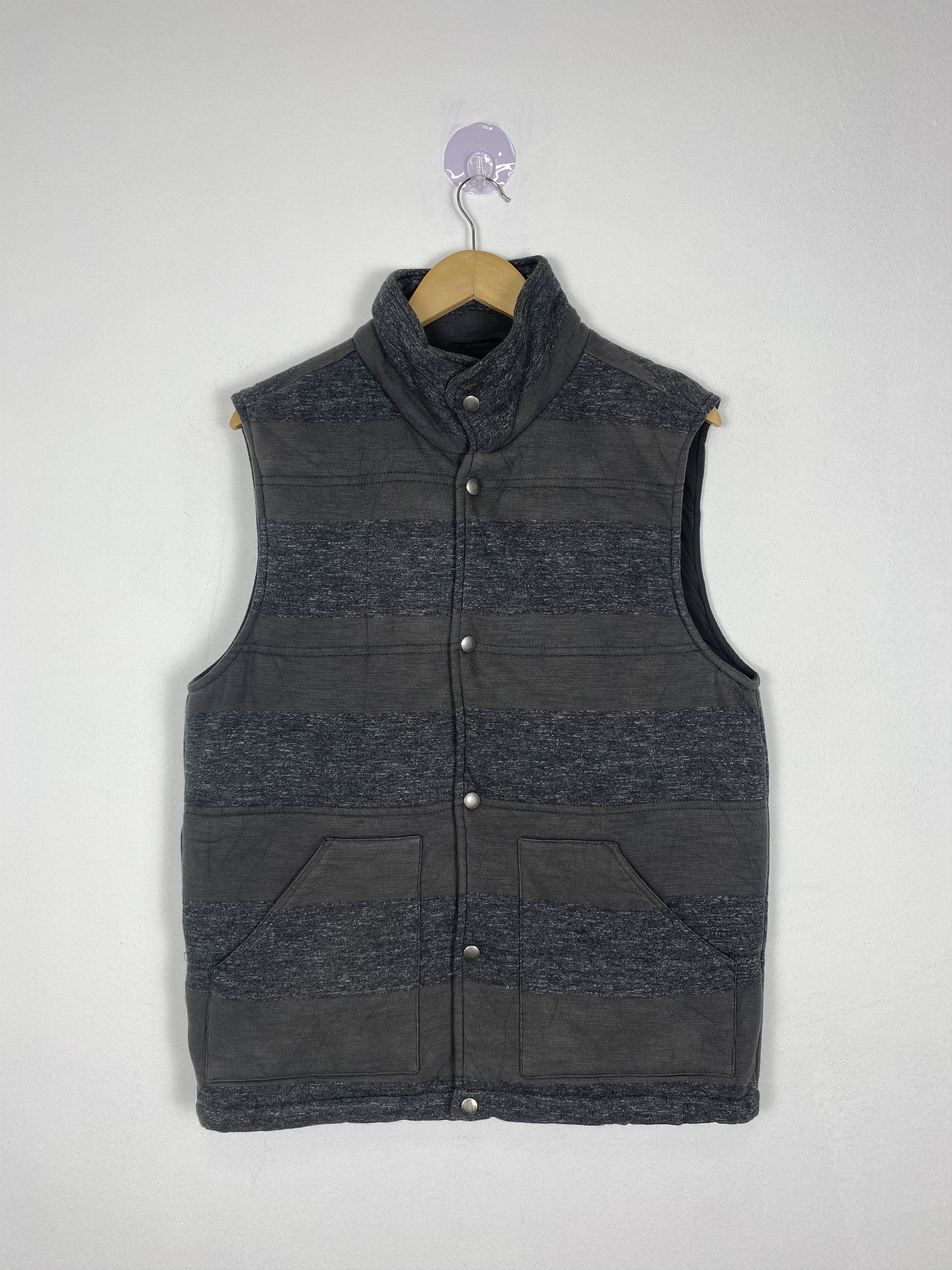 Gap × Vintage Vintage Gap Fabric Wool Button Up Vest V0168 Size US S / EU 44-46 / 1 - 1 Thumbnail