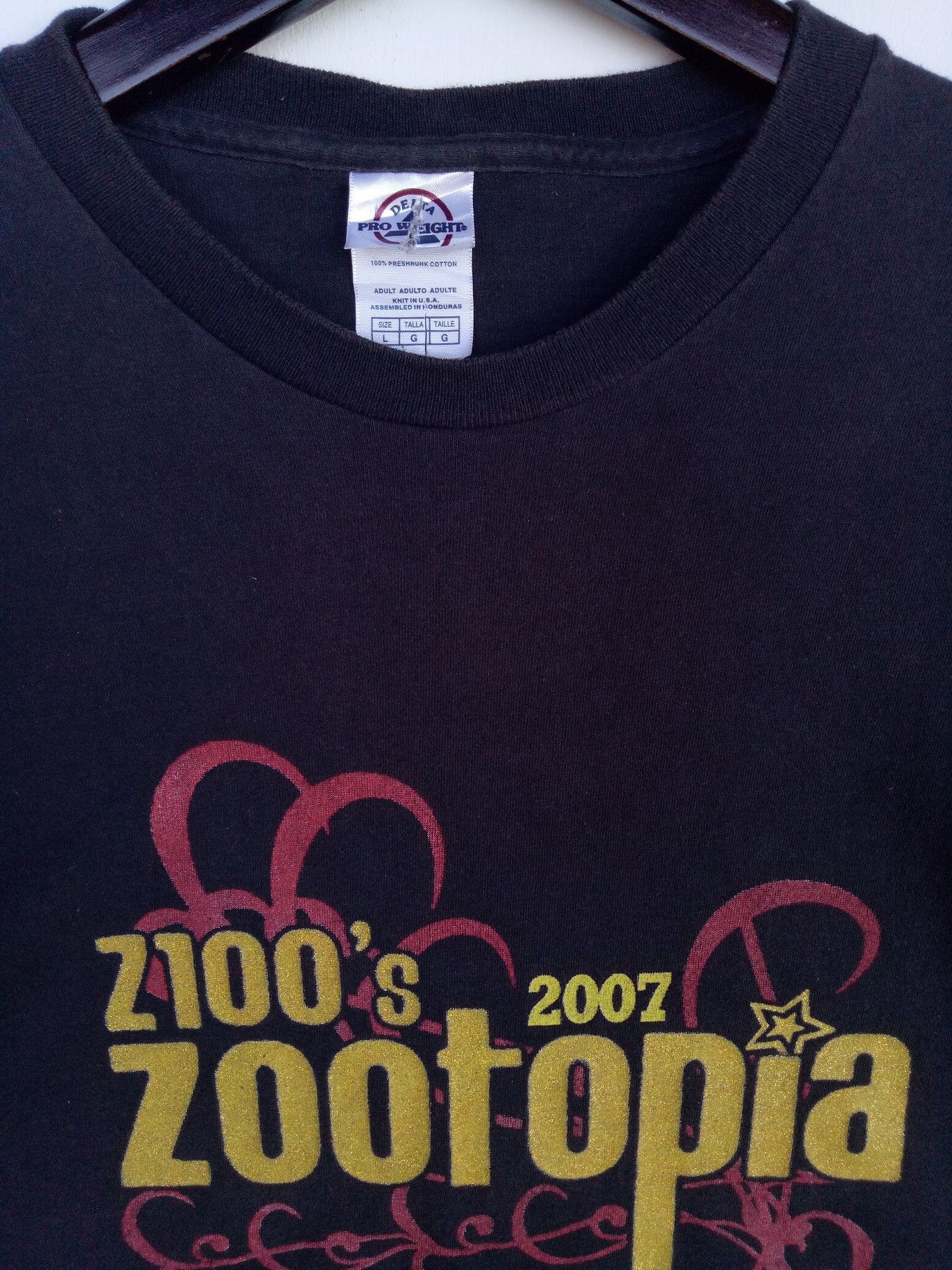 Band Tees VINTAGE ZOOTOPIA concert 2007 New York tee shirt Size US L / EU 52-54 / 3 - 4 Thumbnail