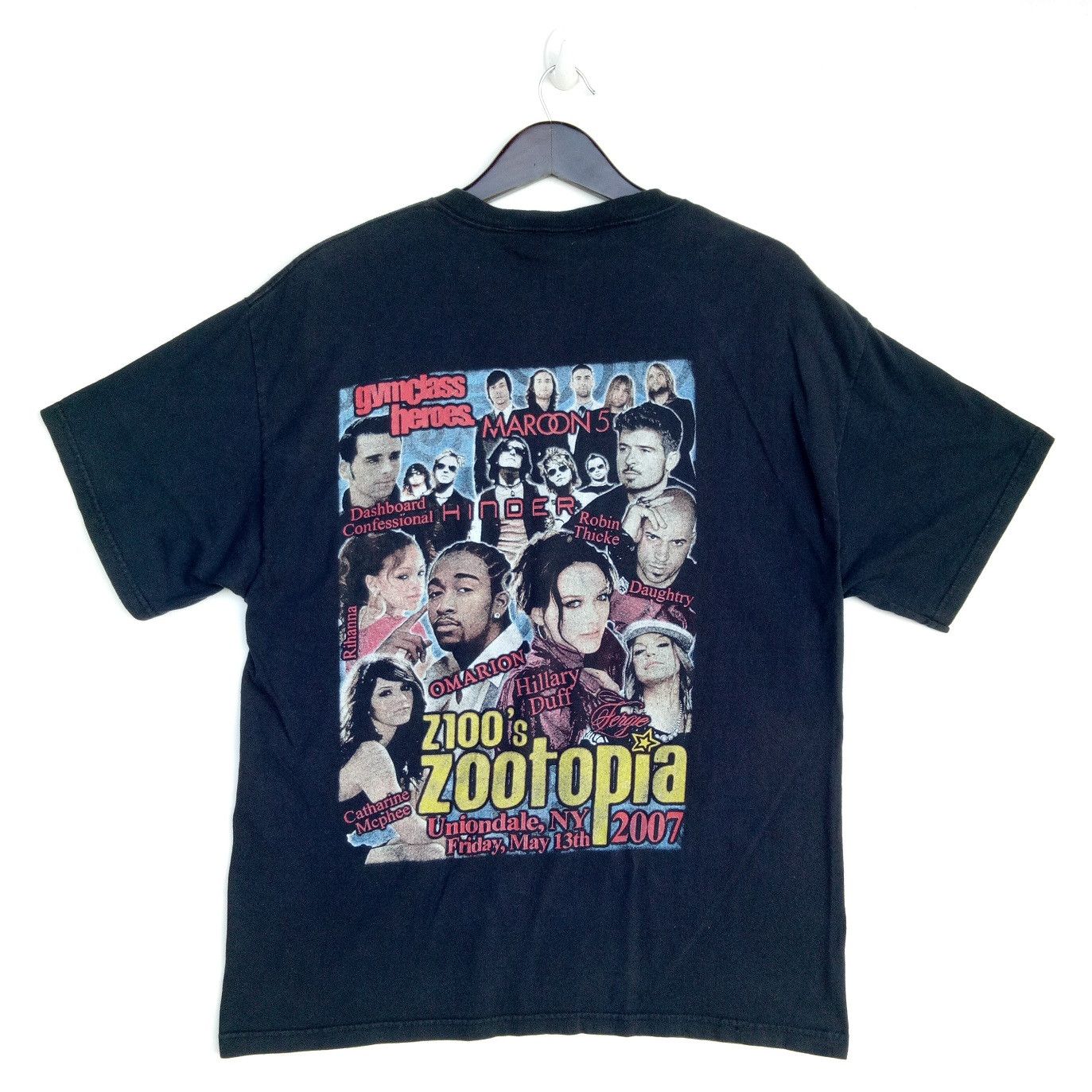 Band Tees VINTAGE ZOOTOPIA concert 2007 New York tee shirt Size US L / EU 52-54 / 3 - 1 Thumbnail