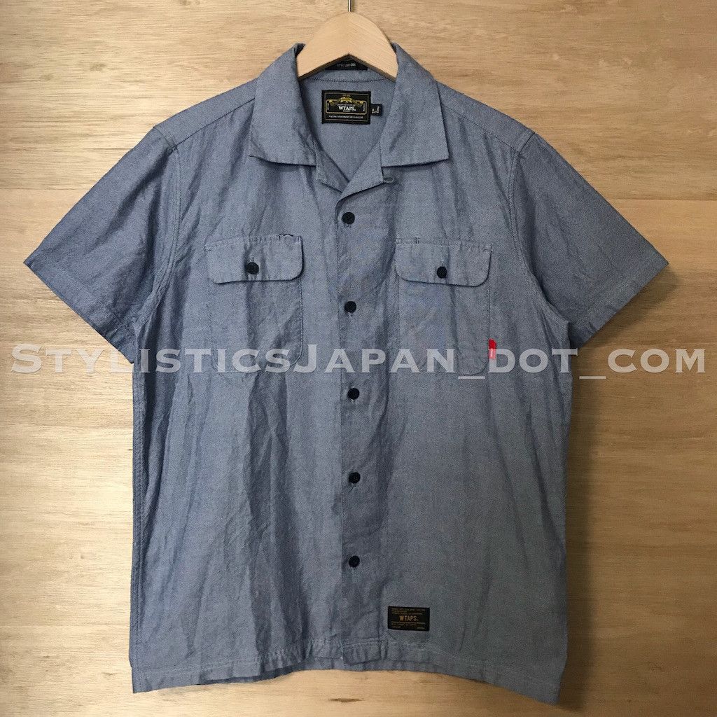 Wtaps WTAPS VATOS SHIRT S/S BLUE S Size US S / EU 44-46 / 1 - 1 Thumbnail