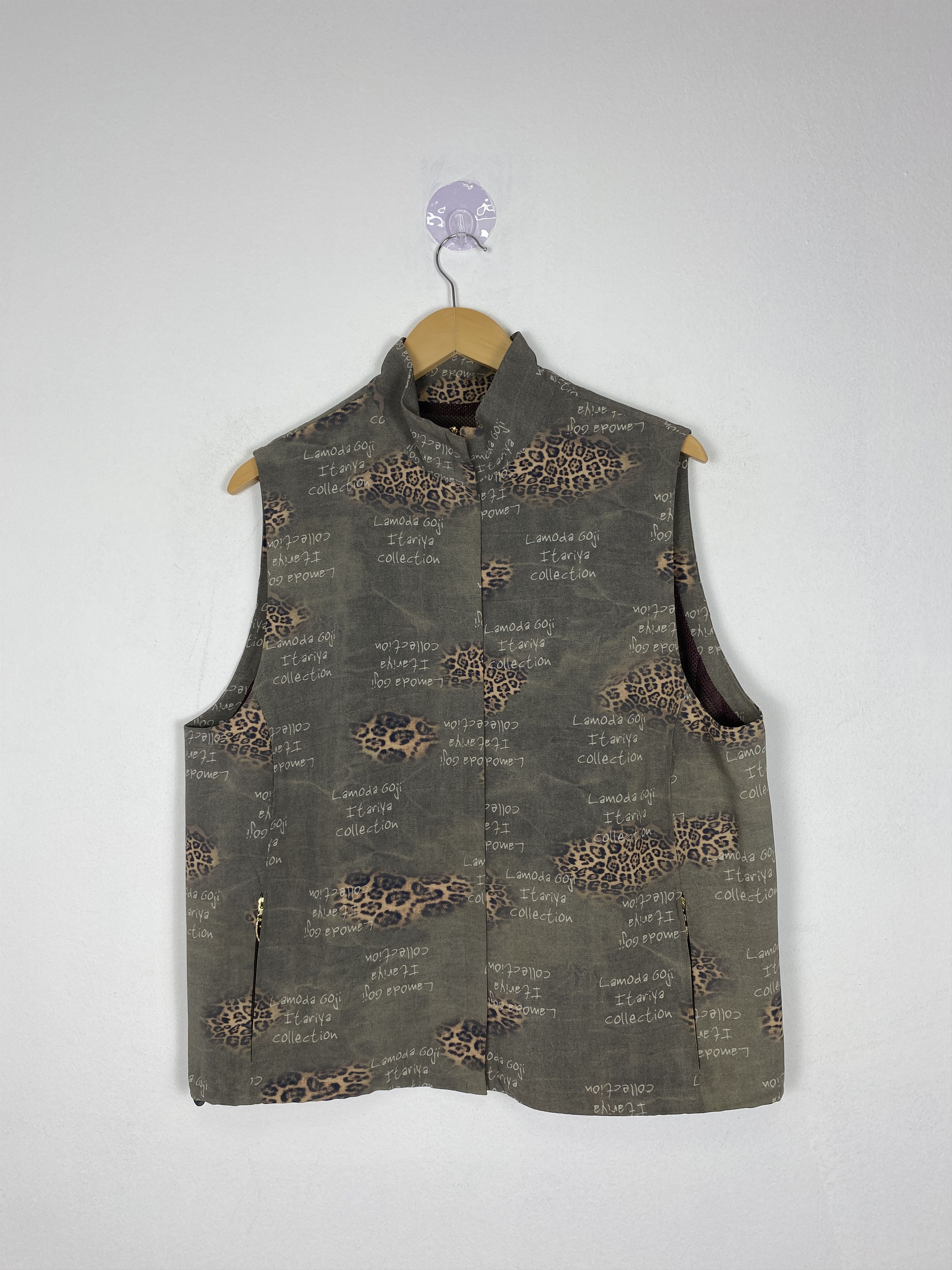 image of Vintage Zip Up Vest, Men's (Size Small)