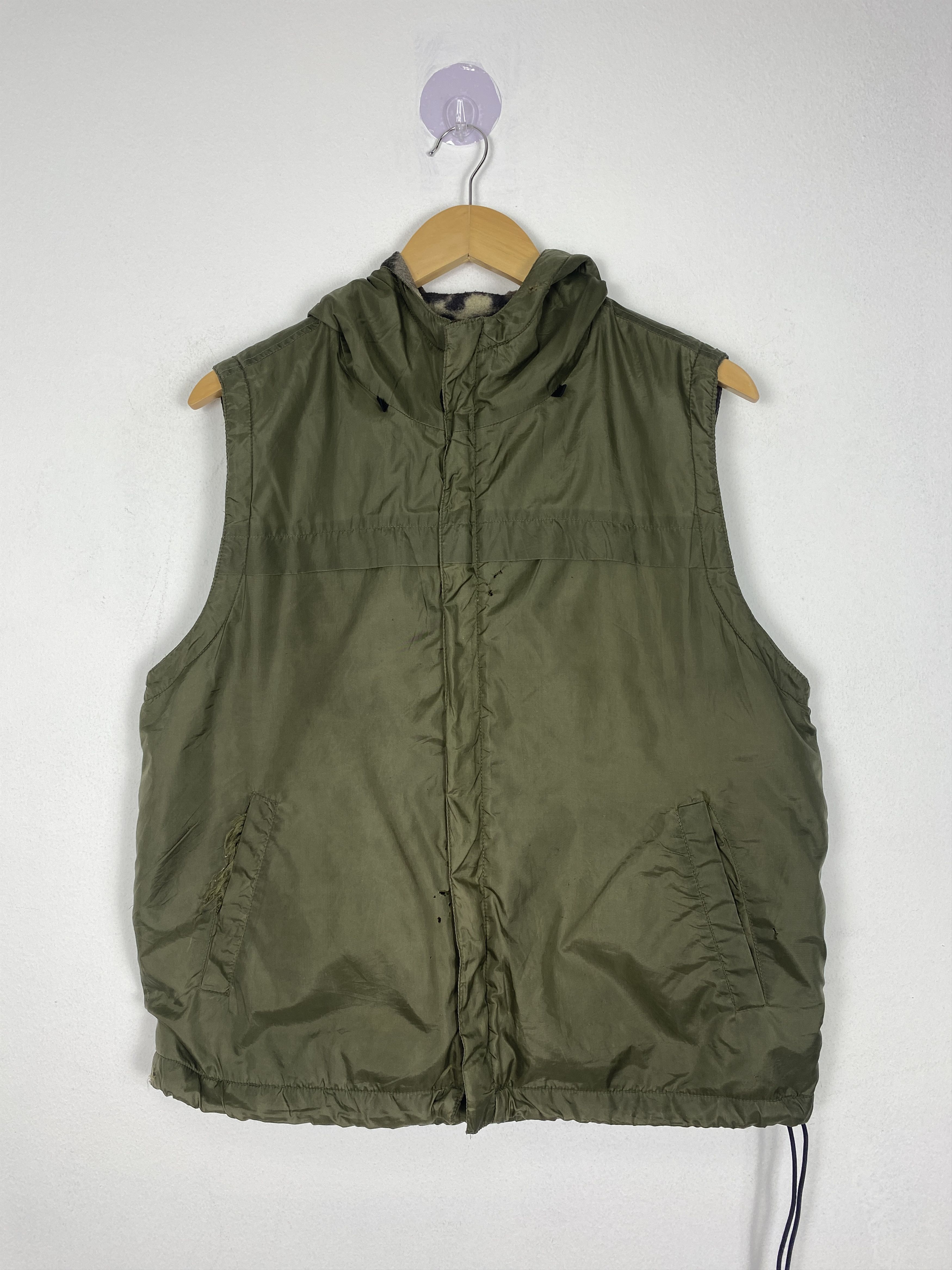 Japanese Brand Vintage Shoot One Fleece Lining Hoodie Vest Size US S / EU 44-46 / 1 - 1 Thumbnail