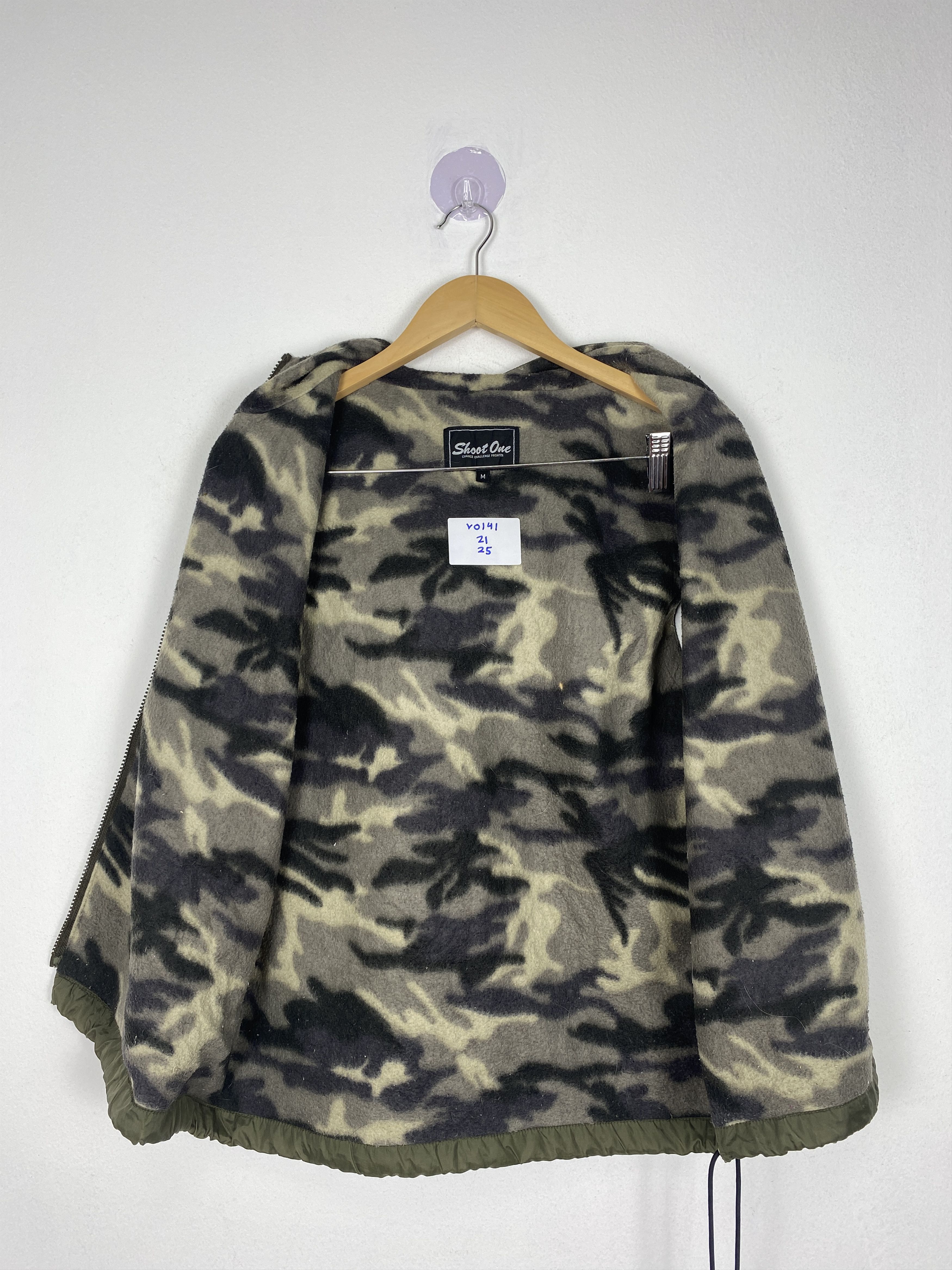 Japanese Brand Vintage Shoot One Fleece Lining Hoodie Vest Size US S / EU 44-46 / 1 - 2 Thumbnail