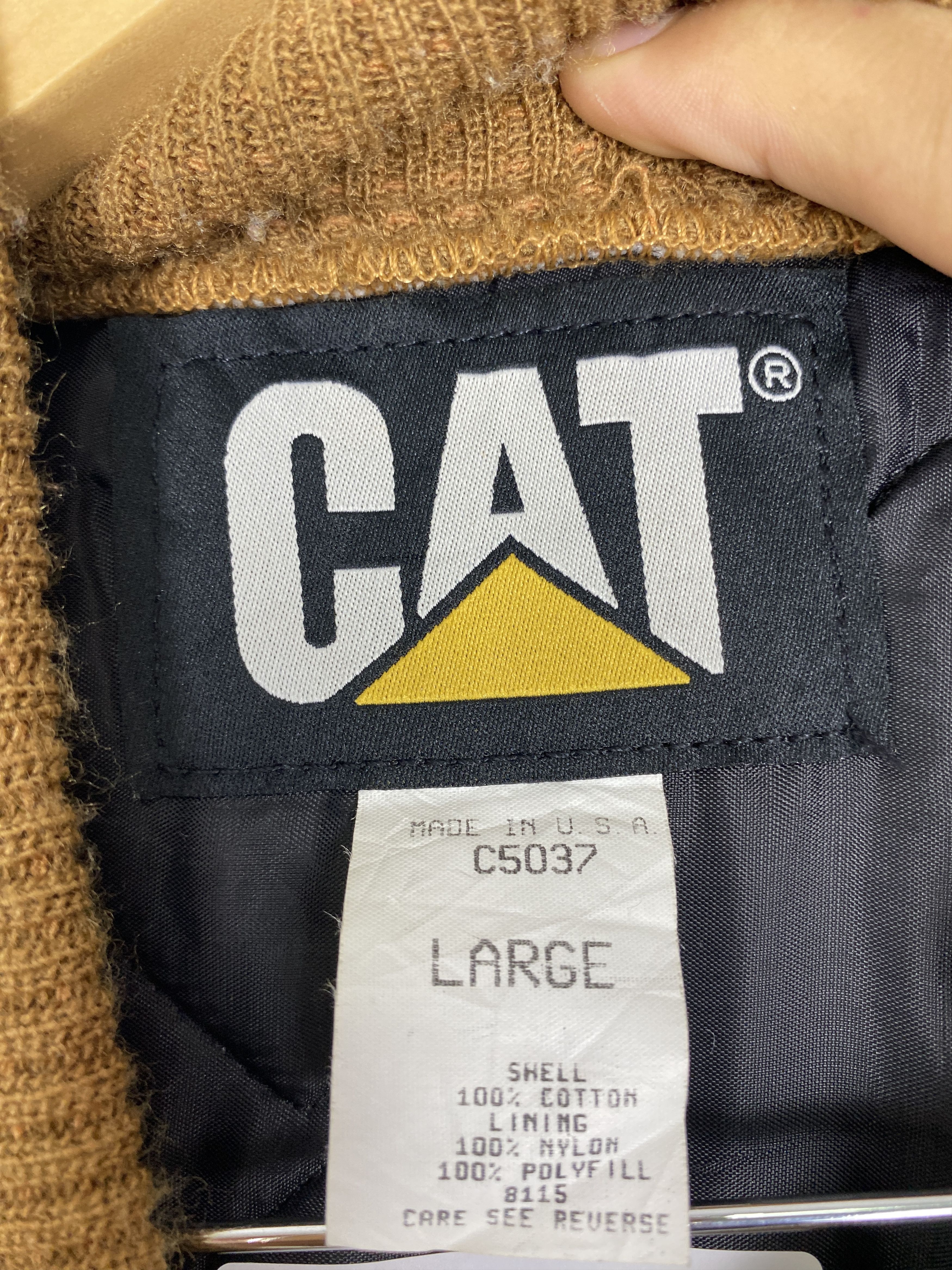 Caterpillar Vintage Caterpillar Quilted Lining Zip Up Vest Size US M / EU 48-50 / 2 - 11 Thumbnail