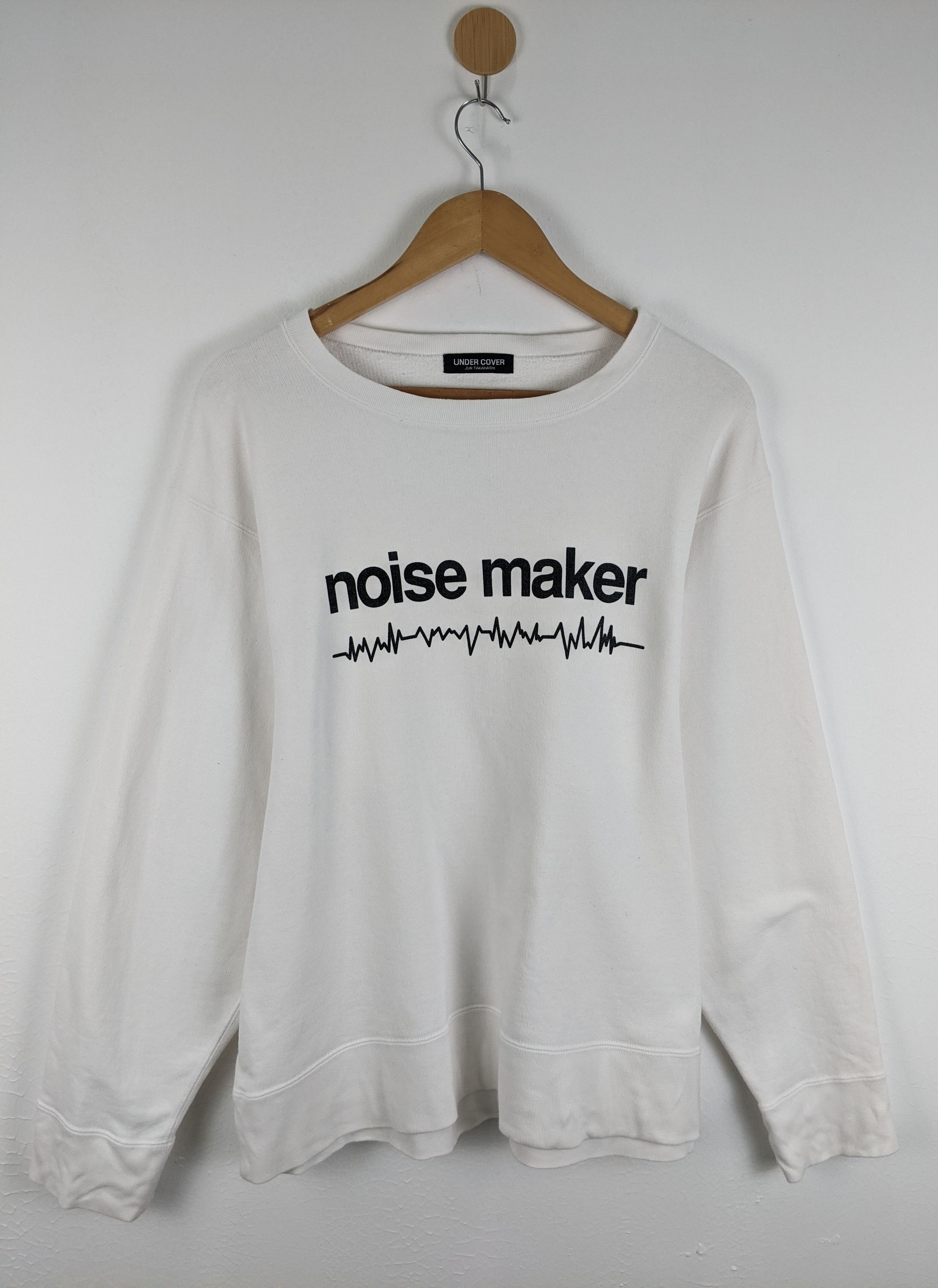 image of Undercover Noise Maker Shirt in White, Men's (Size Large)
