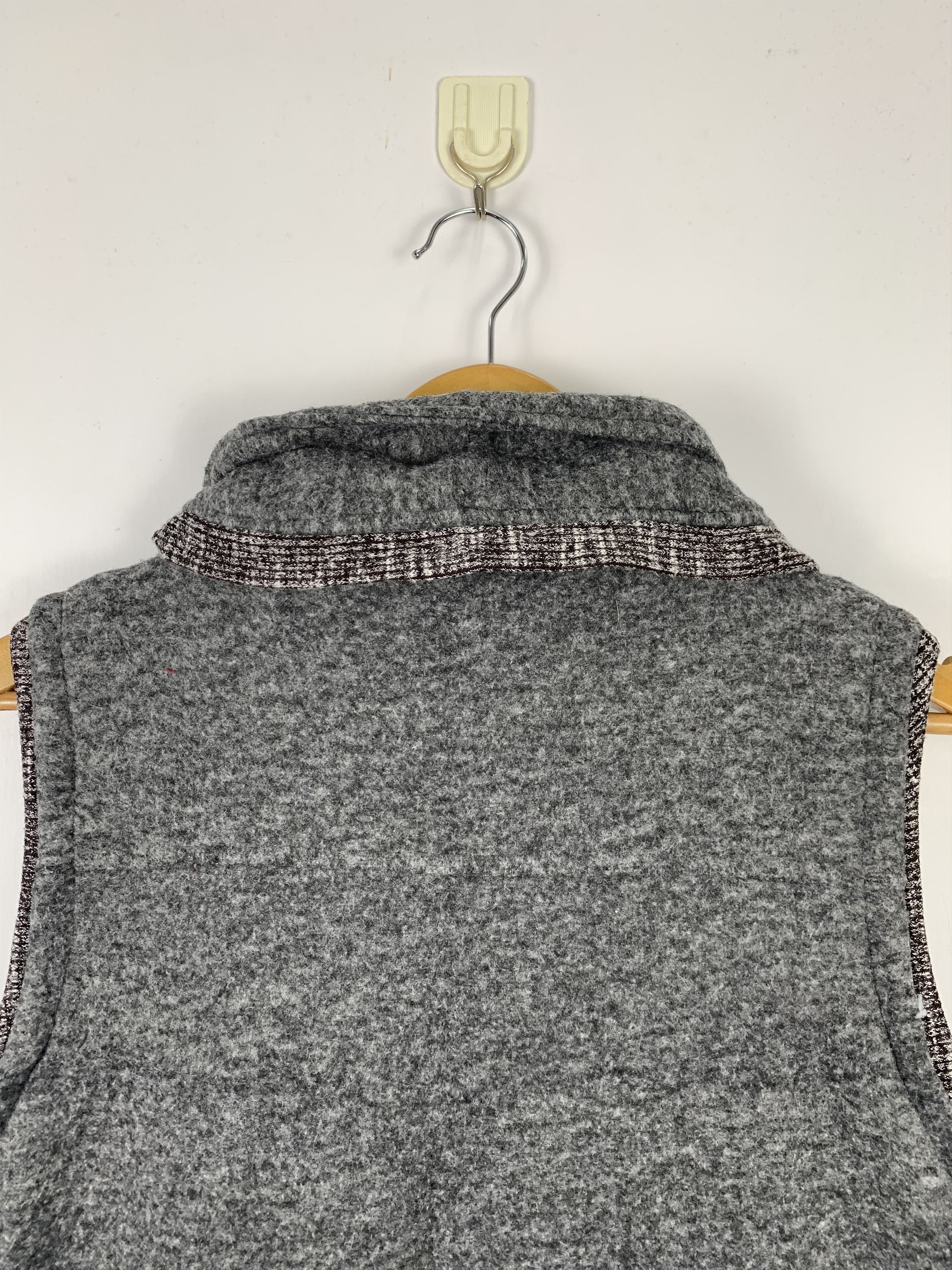 Japanese Brand Vintage JAPANESE BRAND Cotton Zip Up Vests Size US S / EU 44-46 / 1 - 7 Thumbnail