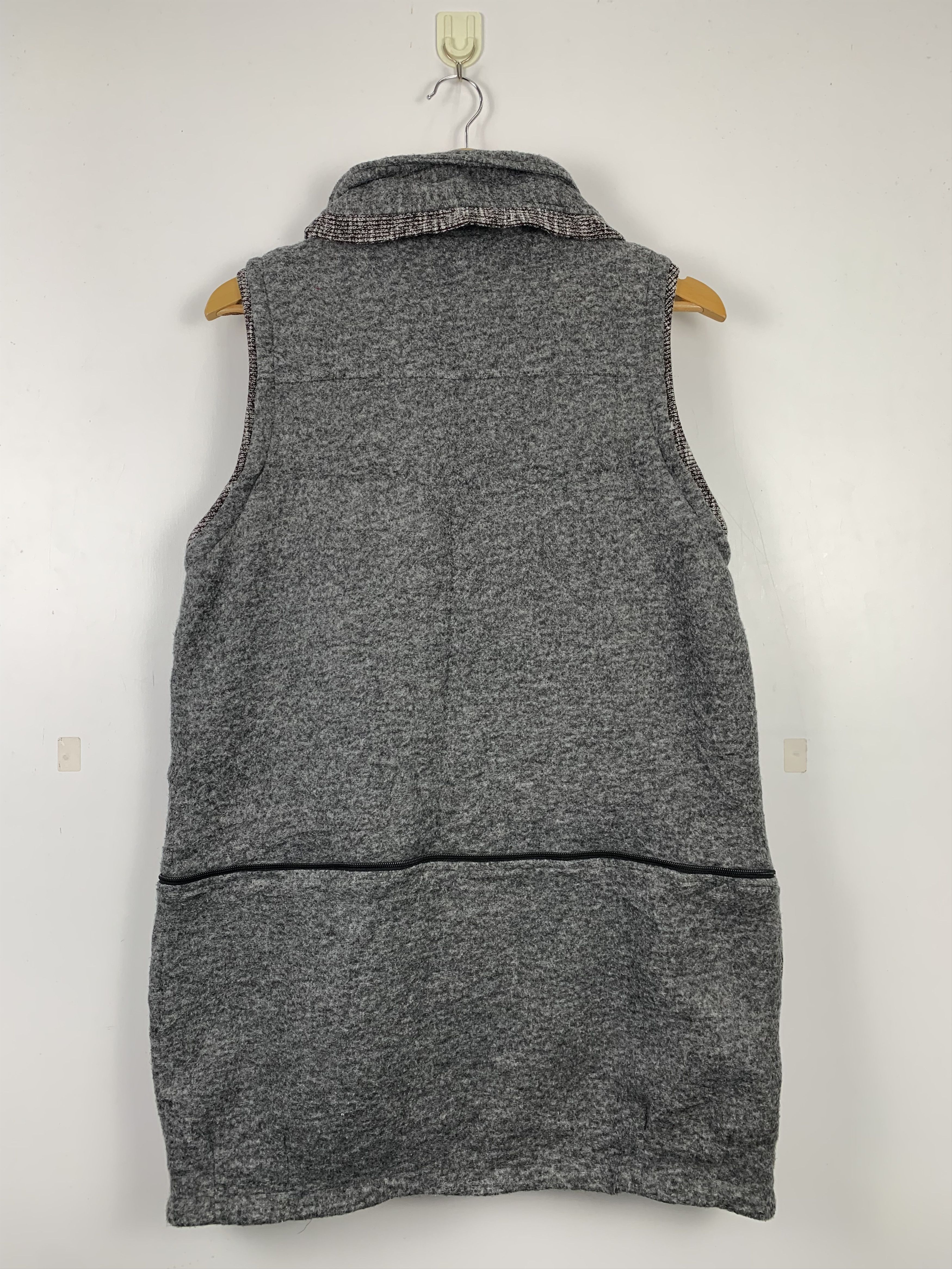 Japanese Brand Vintage JAPANESE BRAND Cotton Zip Up Vests Size US S / EU 44-46 / 1 - 6 Thumbnail