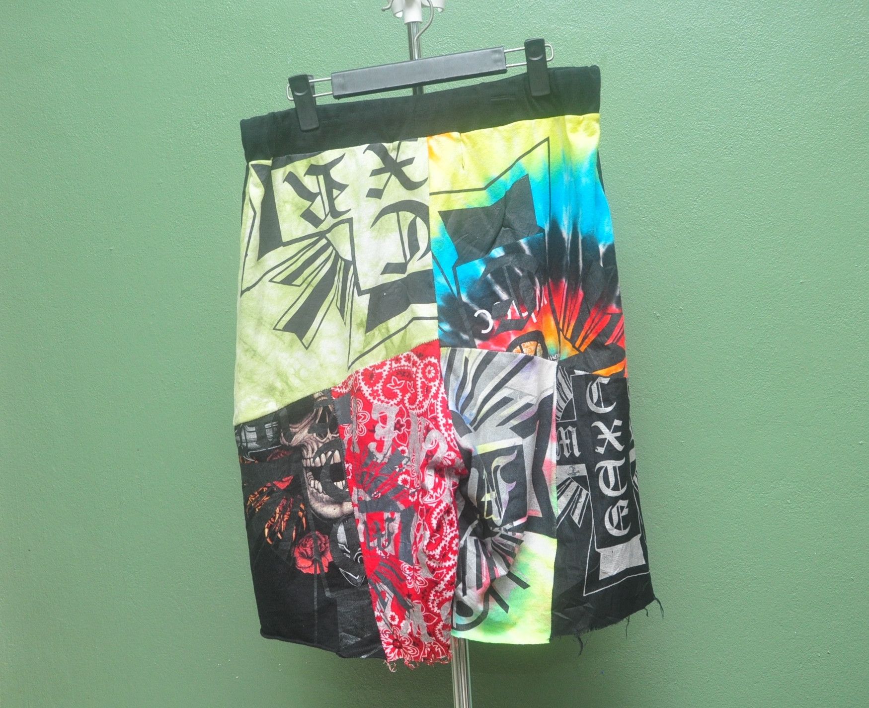 Designer × Japanese Brand Cote Men Patchwork Japan Short Pant Kapital Travis Scott Size US 34 / EU 50 - 2 Thumbnail