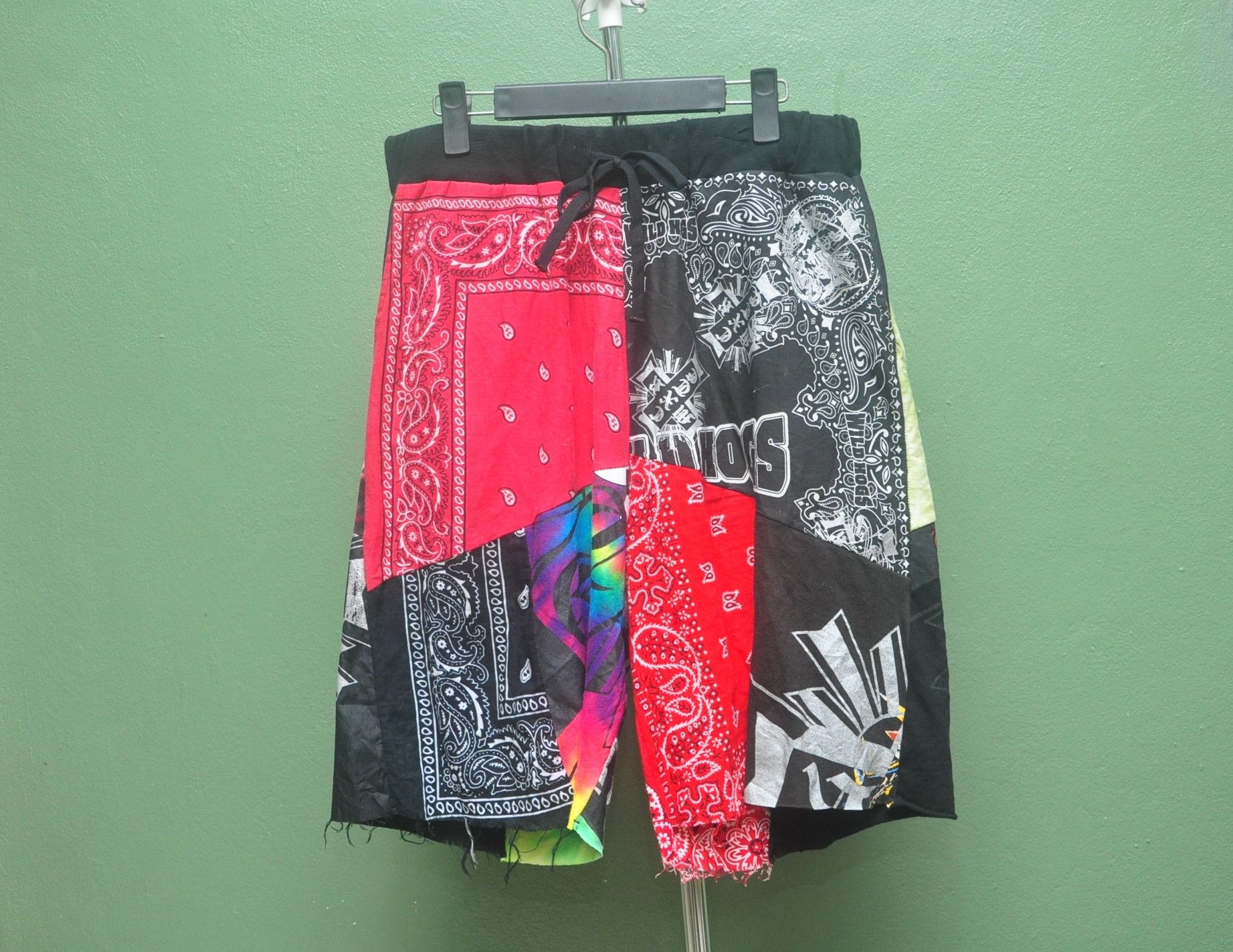 Designer × Japanese Brand Cote Men Patchwork Japan Short Pant Kapital Travis Scott Size US 34 / EU 50 - 1 Thumbnail