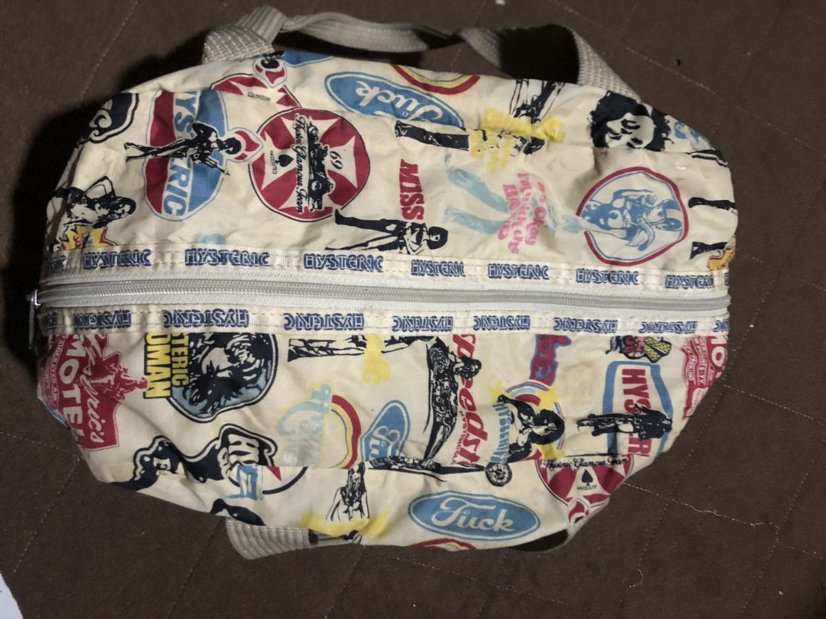 Hysteric Glamour ✔️Bindings Offer✔️Rare 90s Hysteric Glamour “Fuck” Duffle Bag Size ONE SIZE - 7 Thumbnail