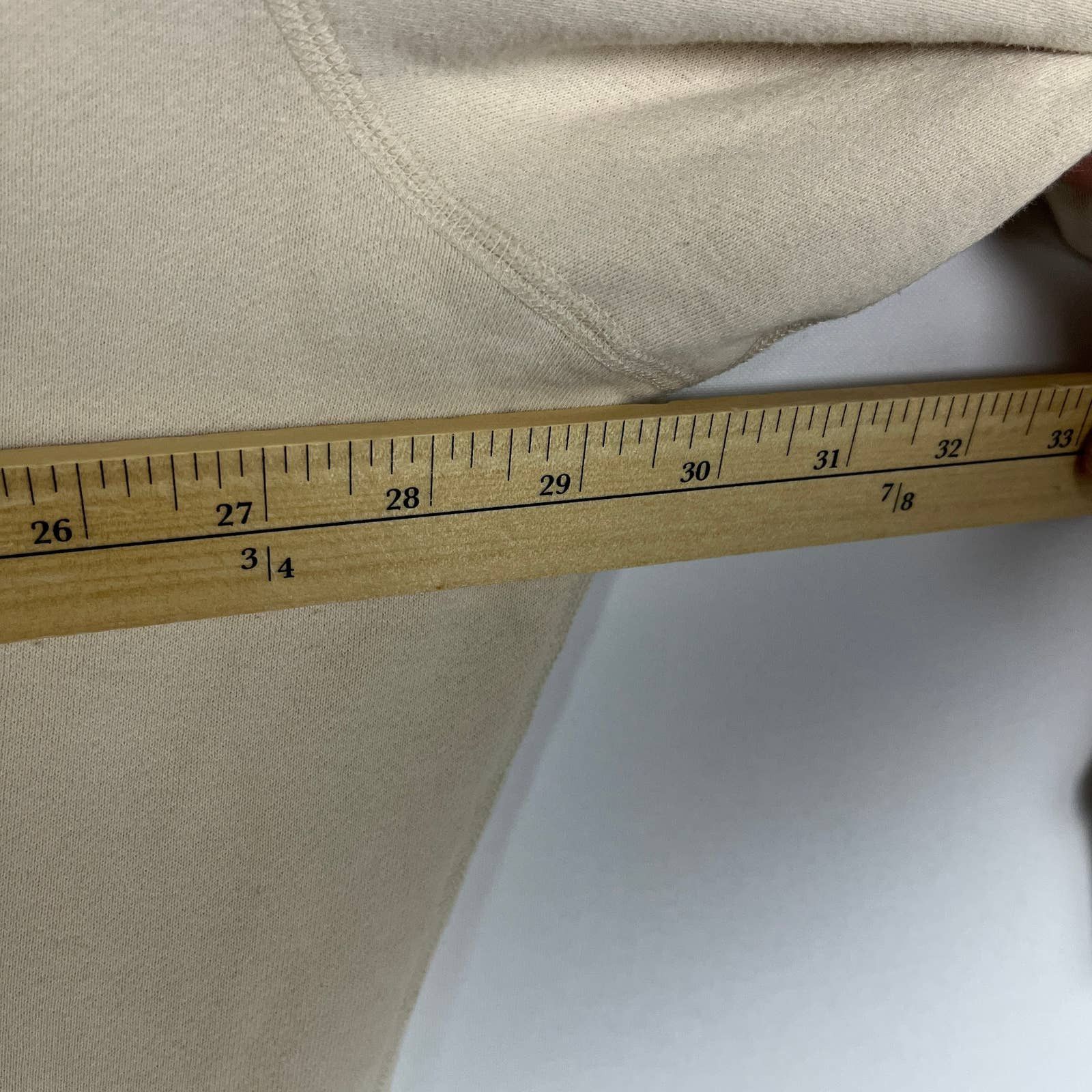 Polo Ralph Lauren × Vintage Vintage 90s Polo Ralph Lauren Cream Sweatshirt XXL Size US XXL / EU 58 / 5 - 6 Thumbnail