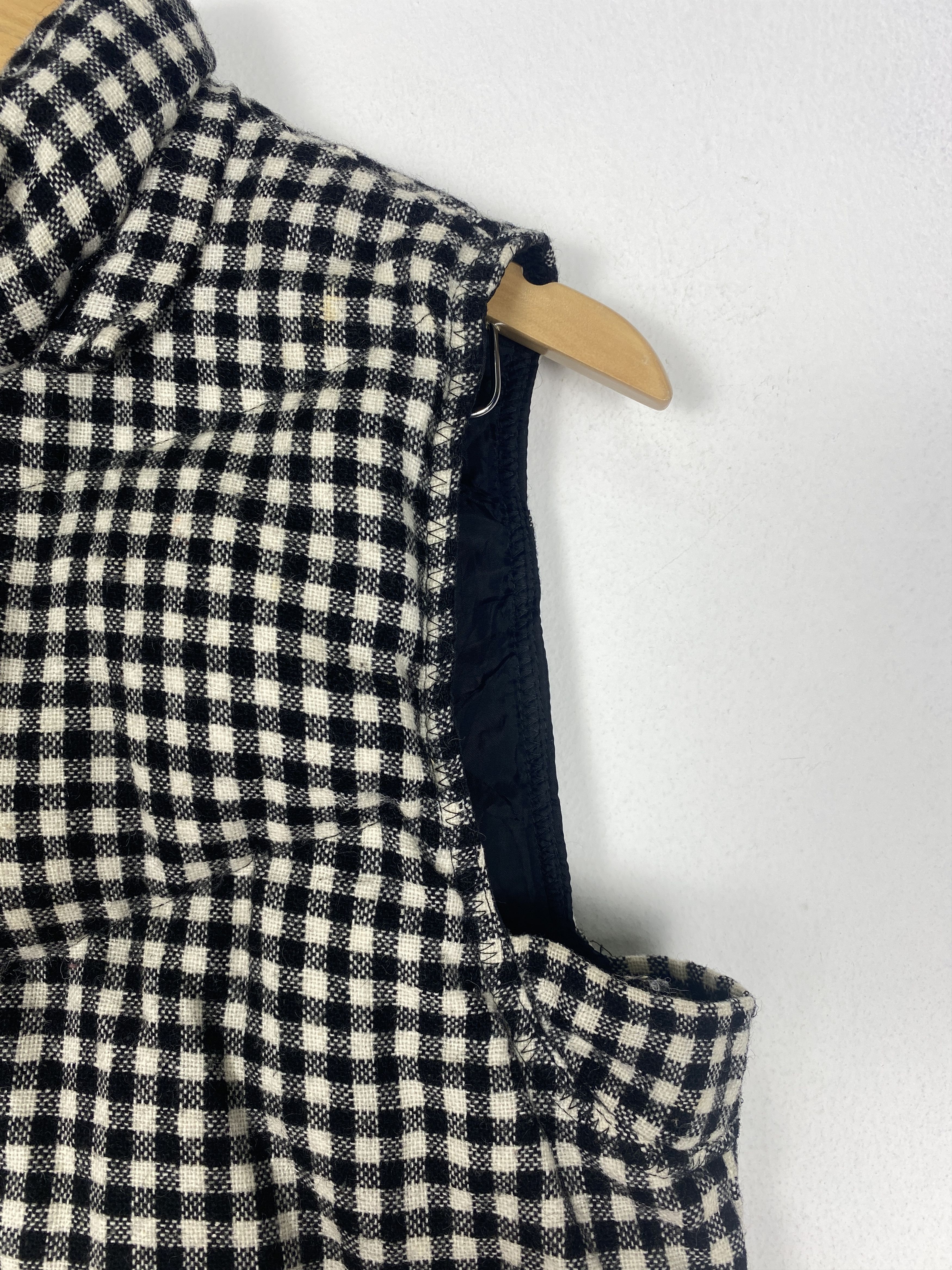 Gap Vintage Gap Checkered Flannel Wool Zip Up Vest Size US S / EU 44-46 / 1 - 3 Thumbnail