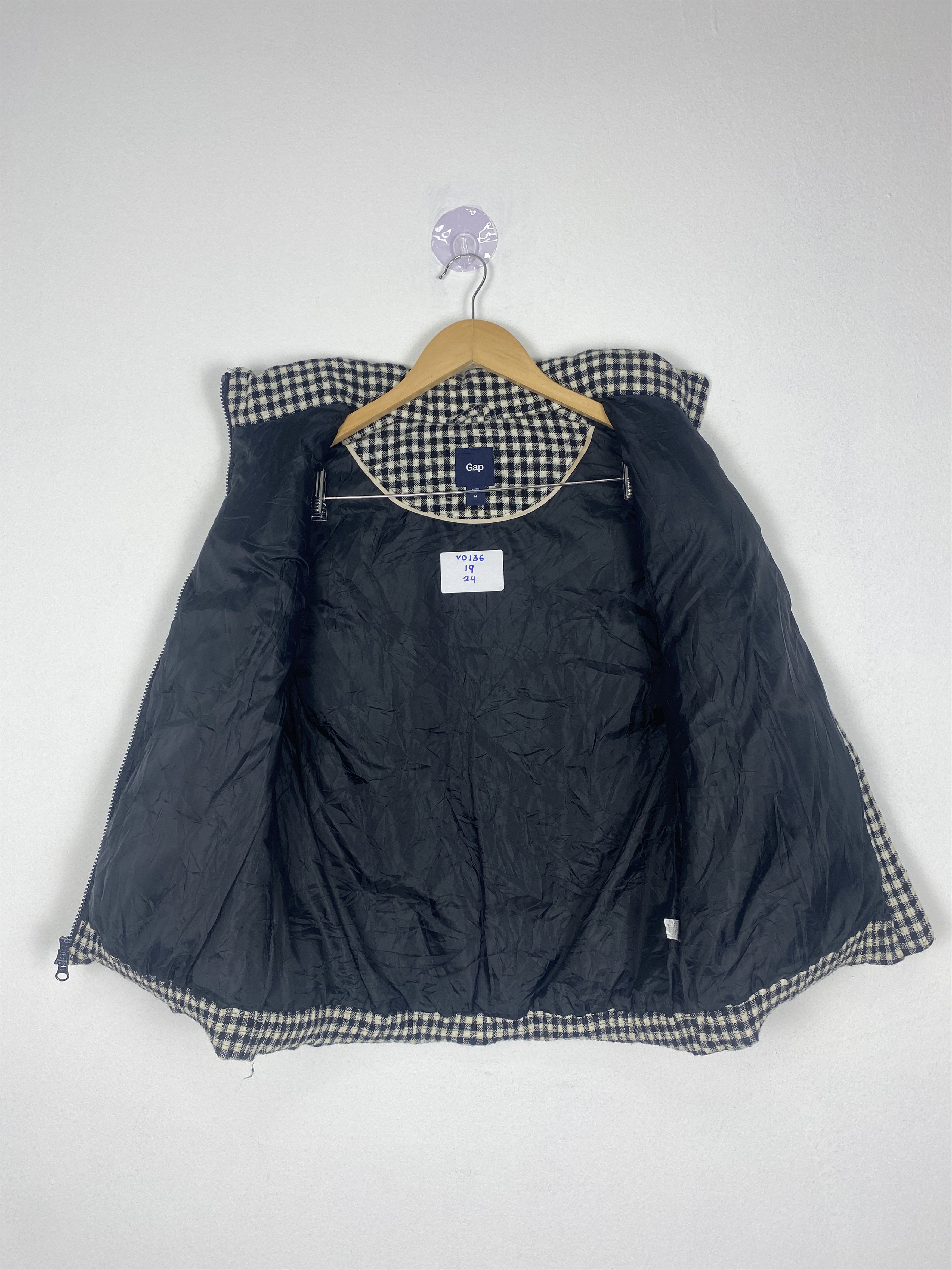 Gap Vintage Gap Checkered Flannel Wool Zip Up Vest Size US S / EU 44-46 / 1 - 7 Thumbnail