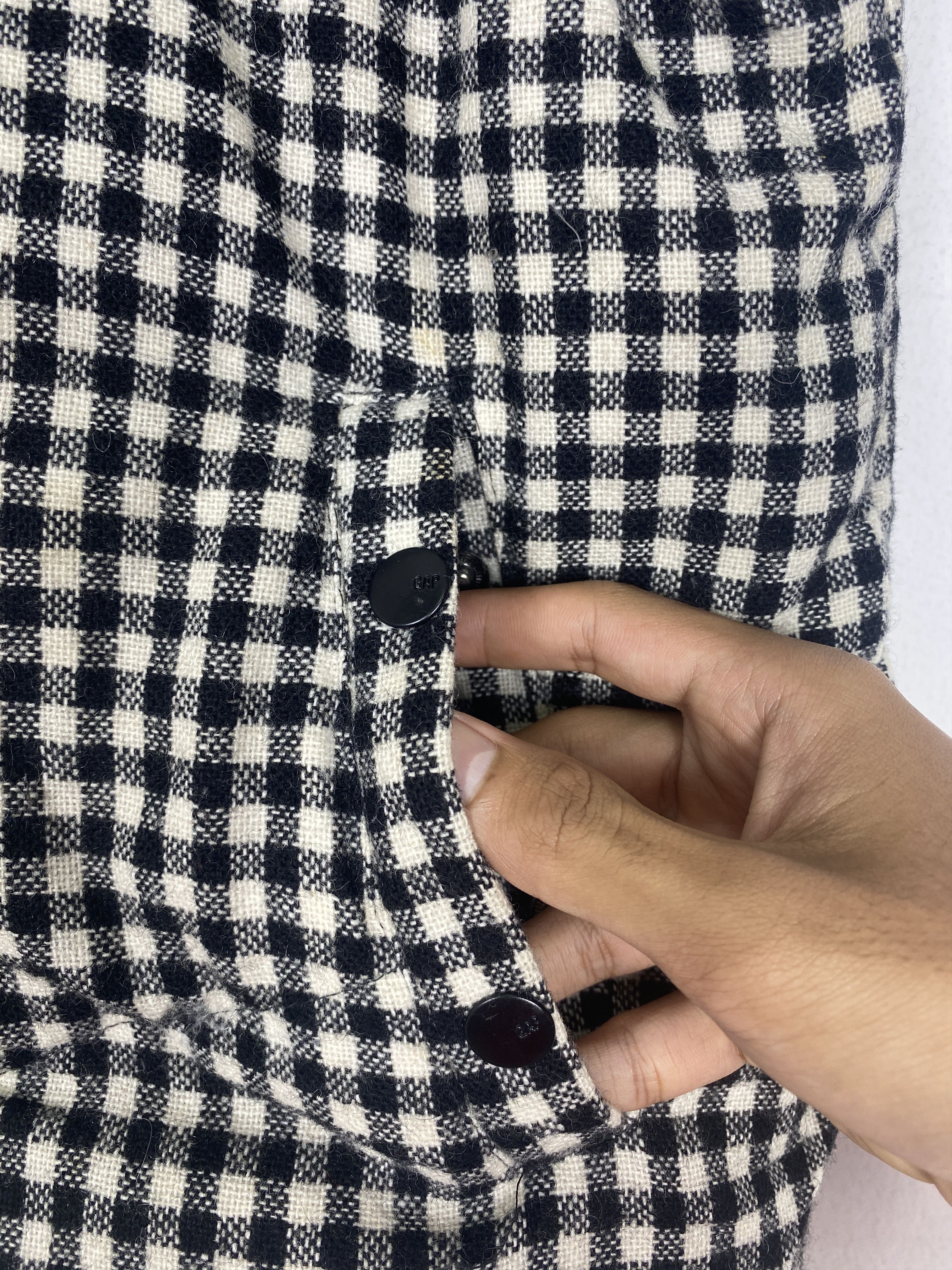 Gap Vintage Gap Checkered Flannel Wool Zip Up Vest Size US S / EU 44-46 / 1 - 6 Thumbnail