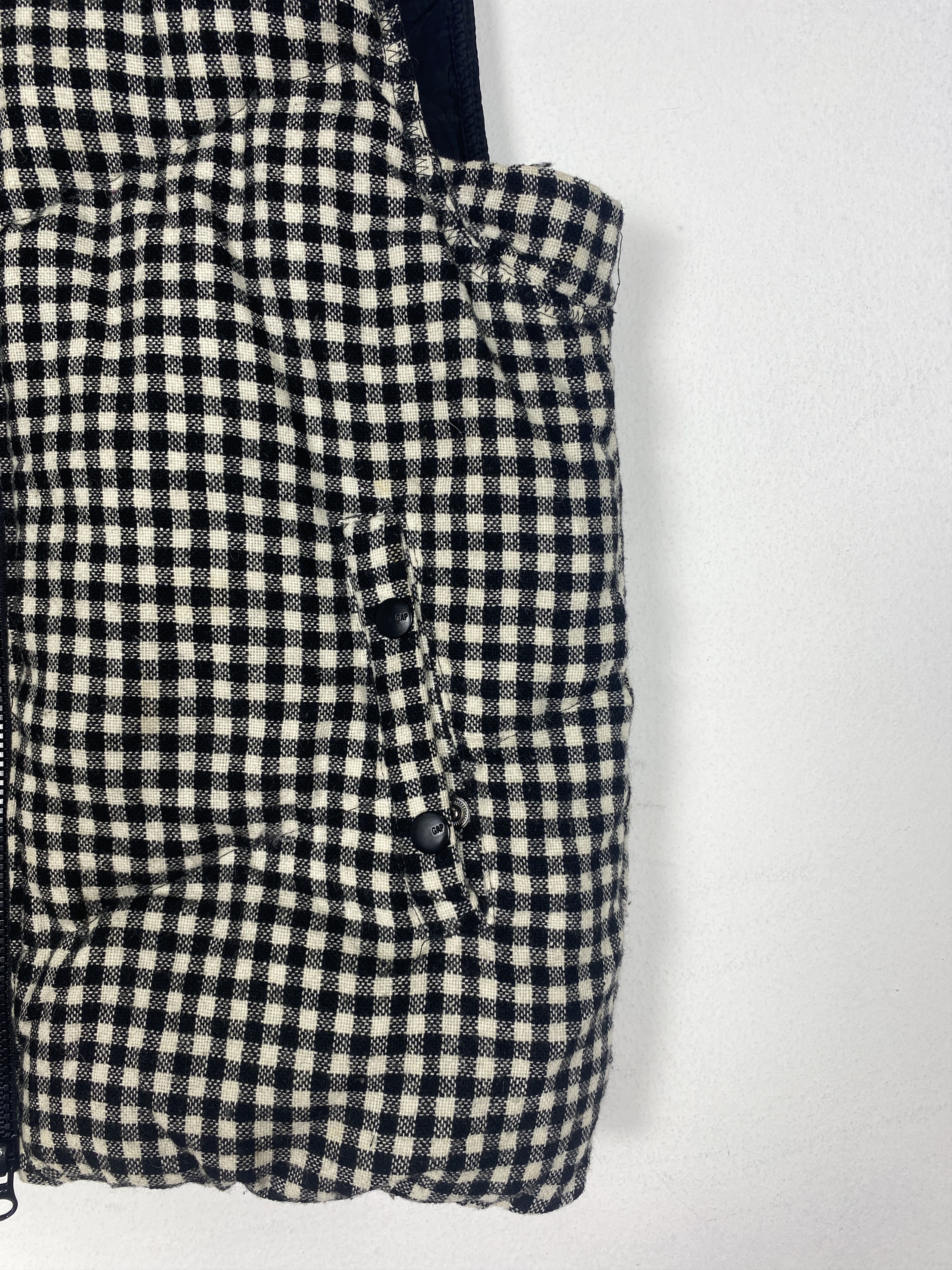 Gap Vintage Gap Checkered Flannel Wool Zip Up Vest Size US S / EU 44-46 / 1 - 4 Thumbnail