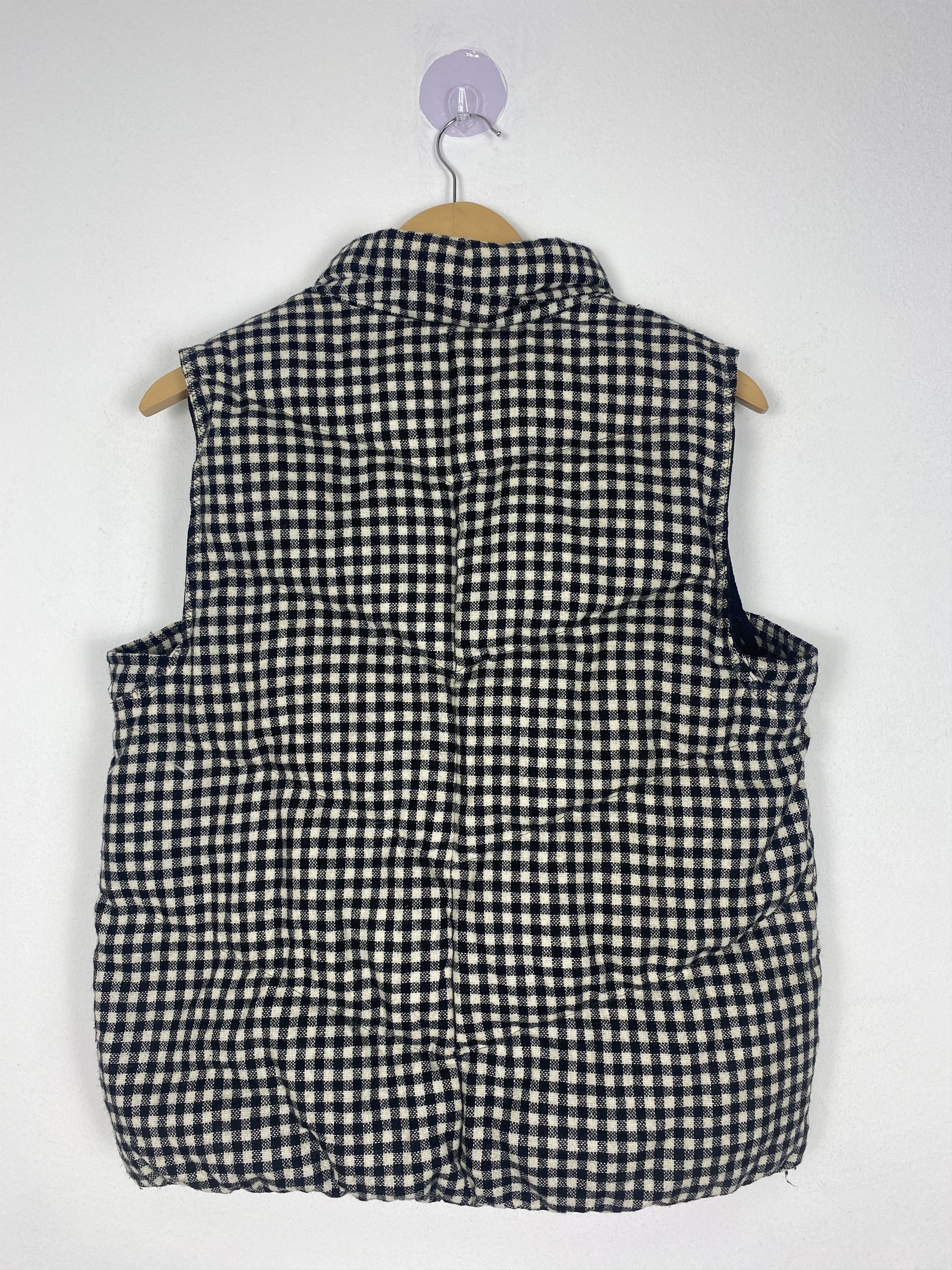 Gap Vintage Gap Checkered Flannel Wool Zip Up Vest Size US S / EU 44-46 / 1 - 8 Thumbnail