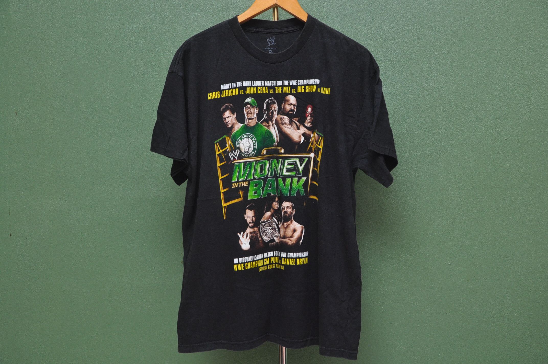 Japanese Brand WWE Money In The Bank wresling Shirt Streetwear Style Size US L / EU 52-54 / 3 - 1 Thumbnail