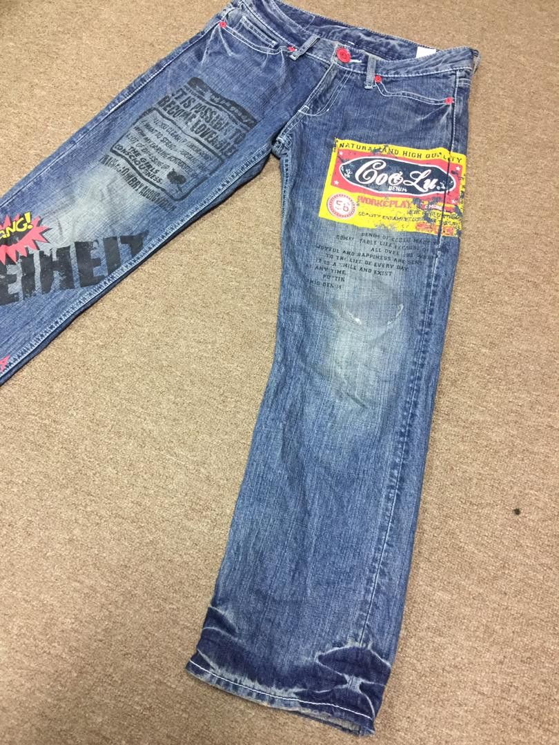 Designer × Japanese Brand Vintage Co&LU Punk Travis Scott Fashion Style Size US 32 / EU 48 - 4 Thumbnail