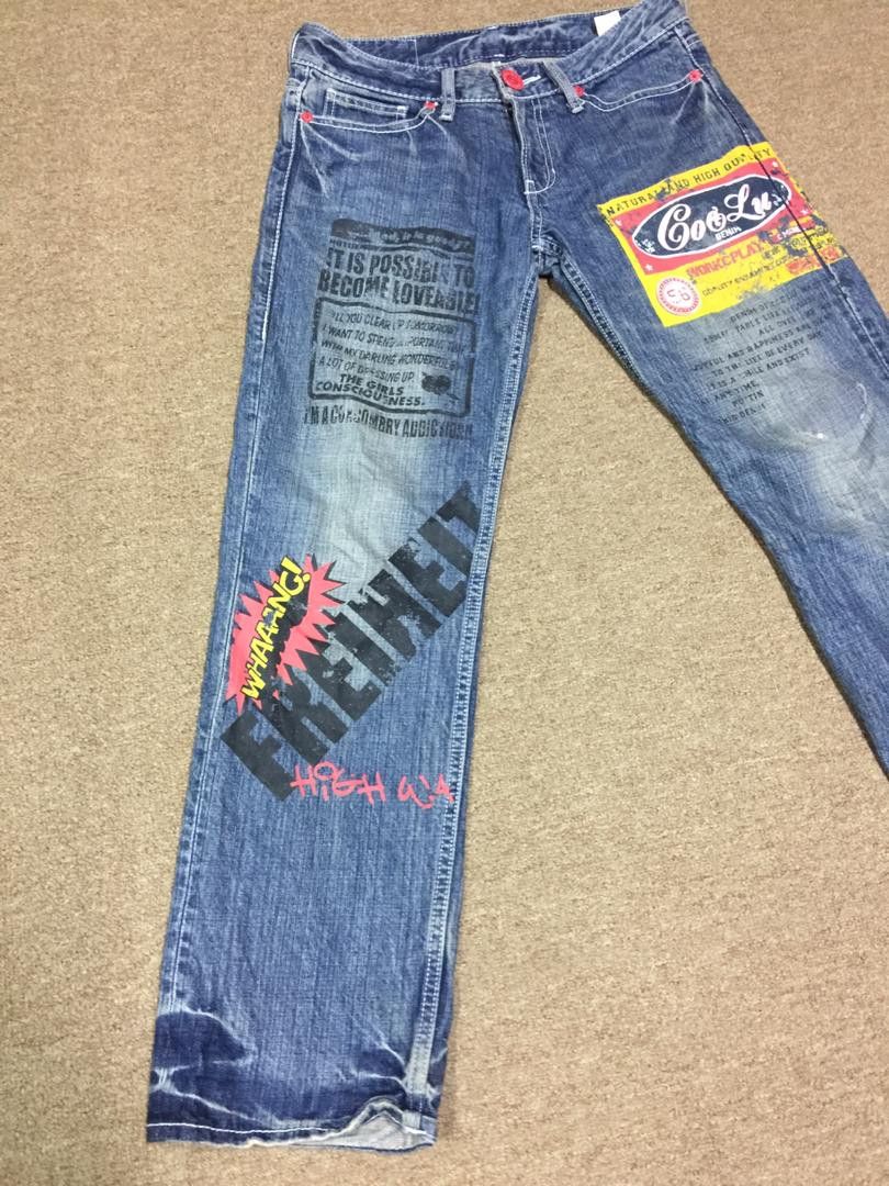 Designer × Japanese Brand Vintage Co&LU Punk Travis Scott Fashion Style Size US 32 / EU 48 - 5 Thumbnail