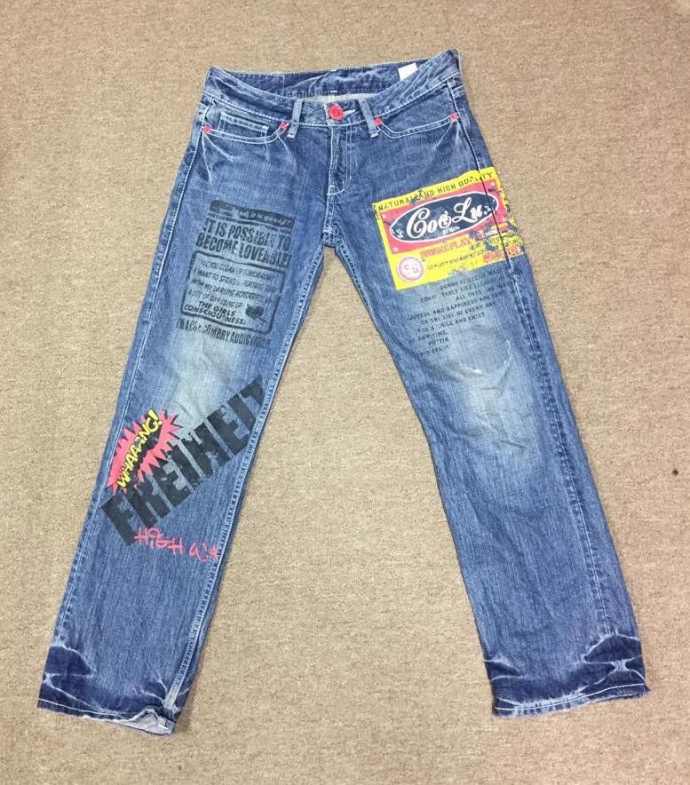 Designer × Japanese Brand Vintage Co&LU Punk Travis Scott Fashion Style Size US 32 / EU 48 - 1 Thumbnail