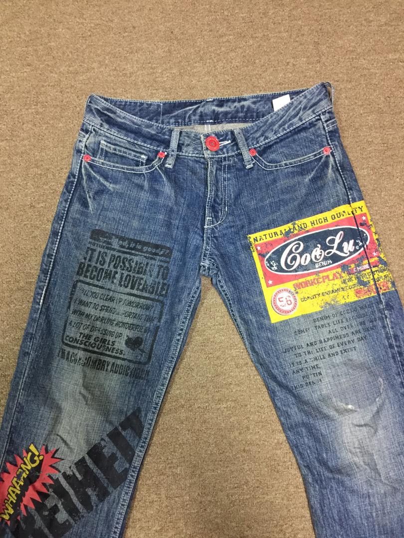 Designer × Japanese Brand Vintage Co&LU Punk Travis Scott Fashion Style Size US 32 / EU 48 - 3 Thumbnail
