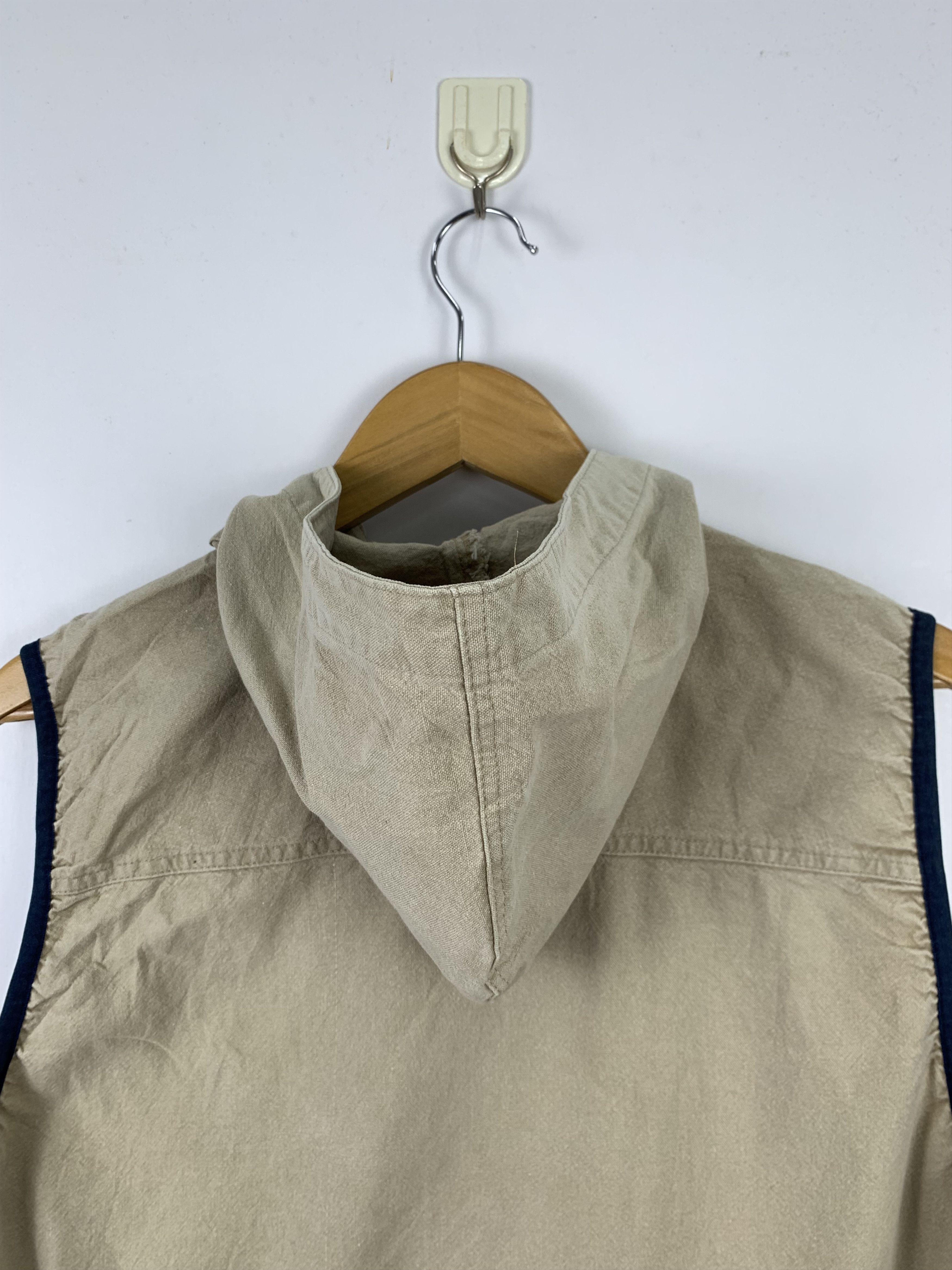Japanese Brand Vintage CLN Cotton Zip Up Hoodie Vest Size US S / EU 44-46 / 1 - 8 Thumbnail