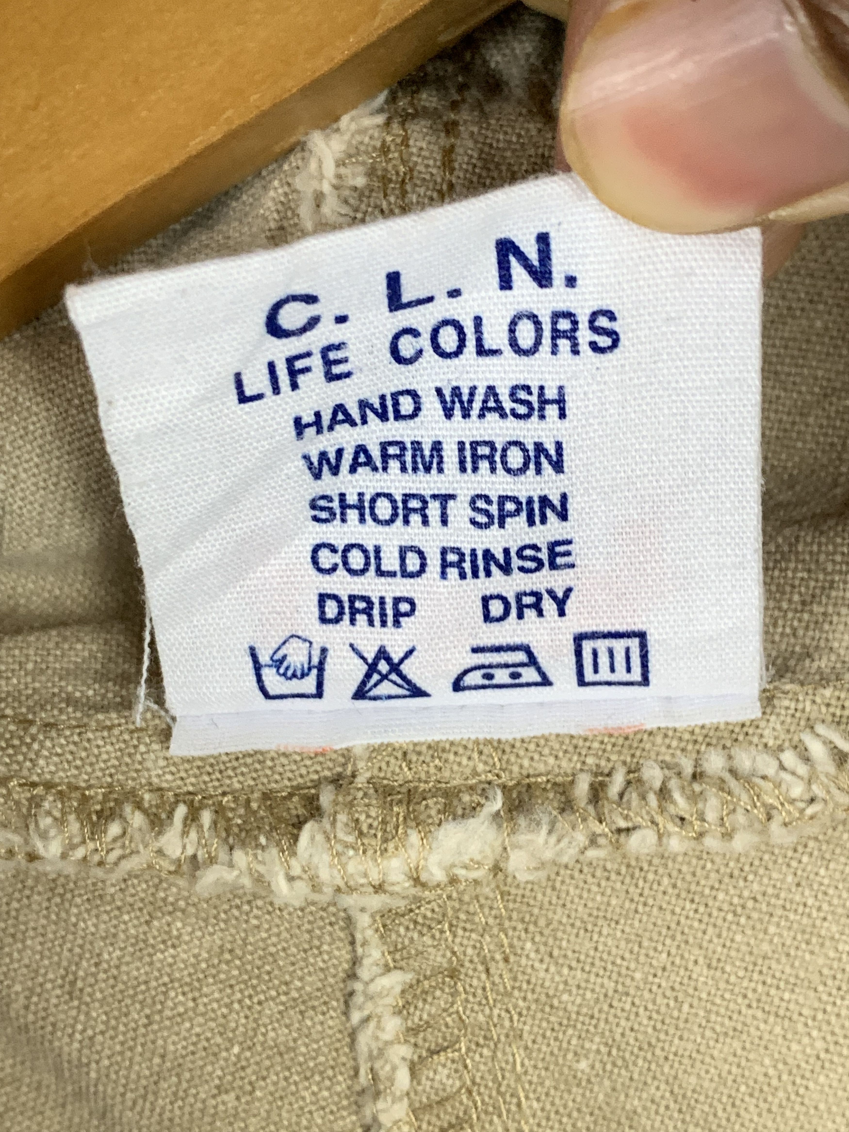 Japanese Brand Vintage CLN Cotton Zip Up Hoodie Vest Size US S / EU 44-46 / 1 - 10 Thumbnail