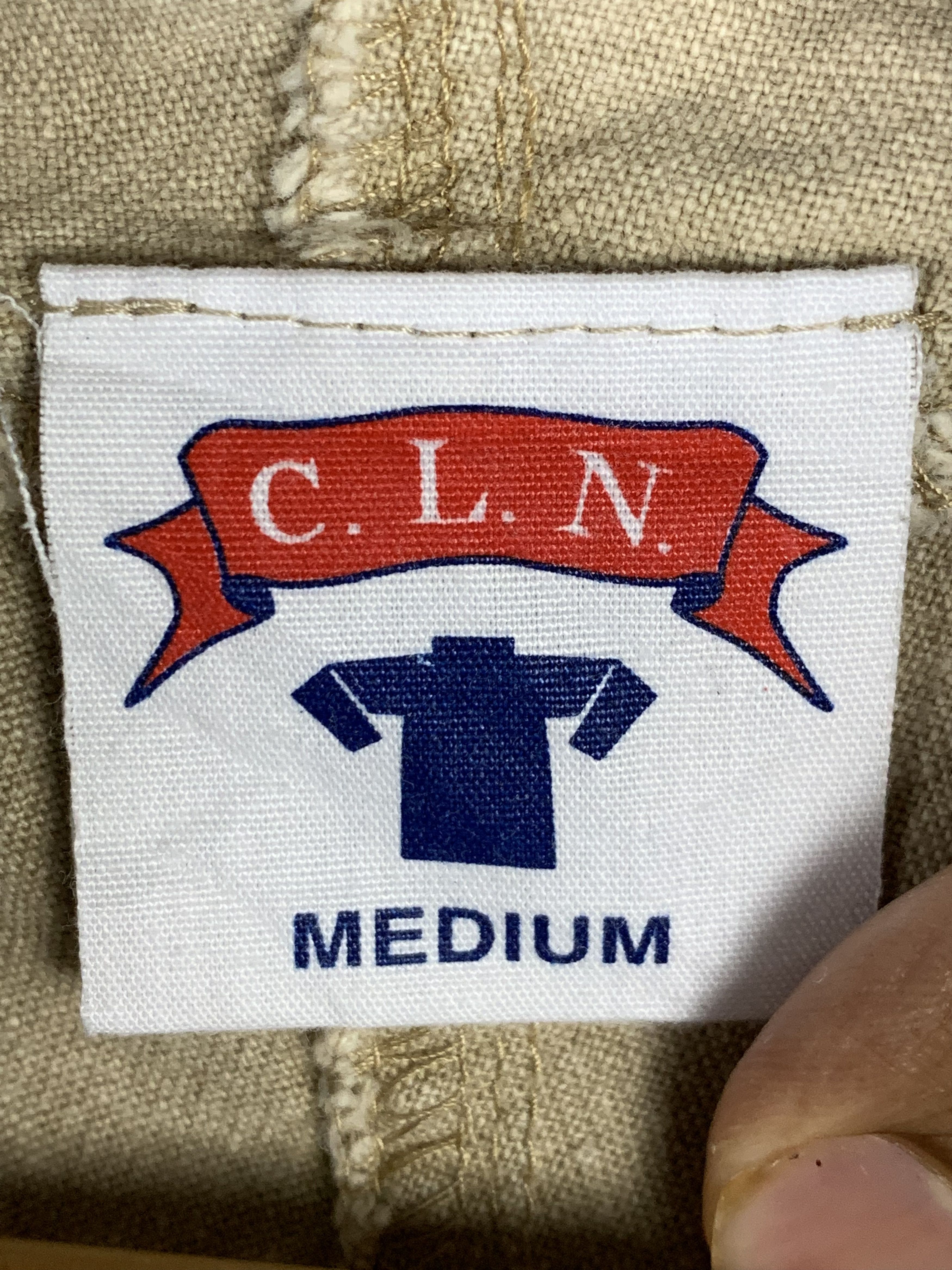 Japanese Brand Vintage CLN Cotton Zip Up Hoodie Vest Size US S / EU 44-46 / 1 - 9 Thumbnail