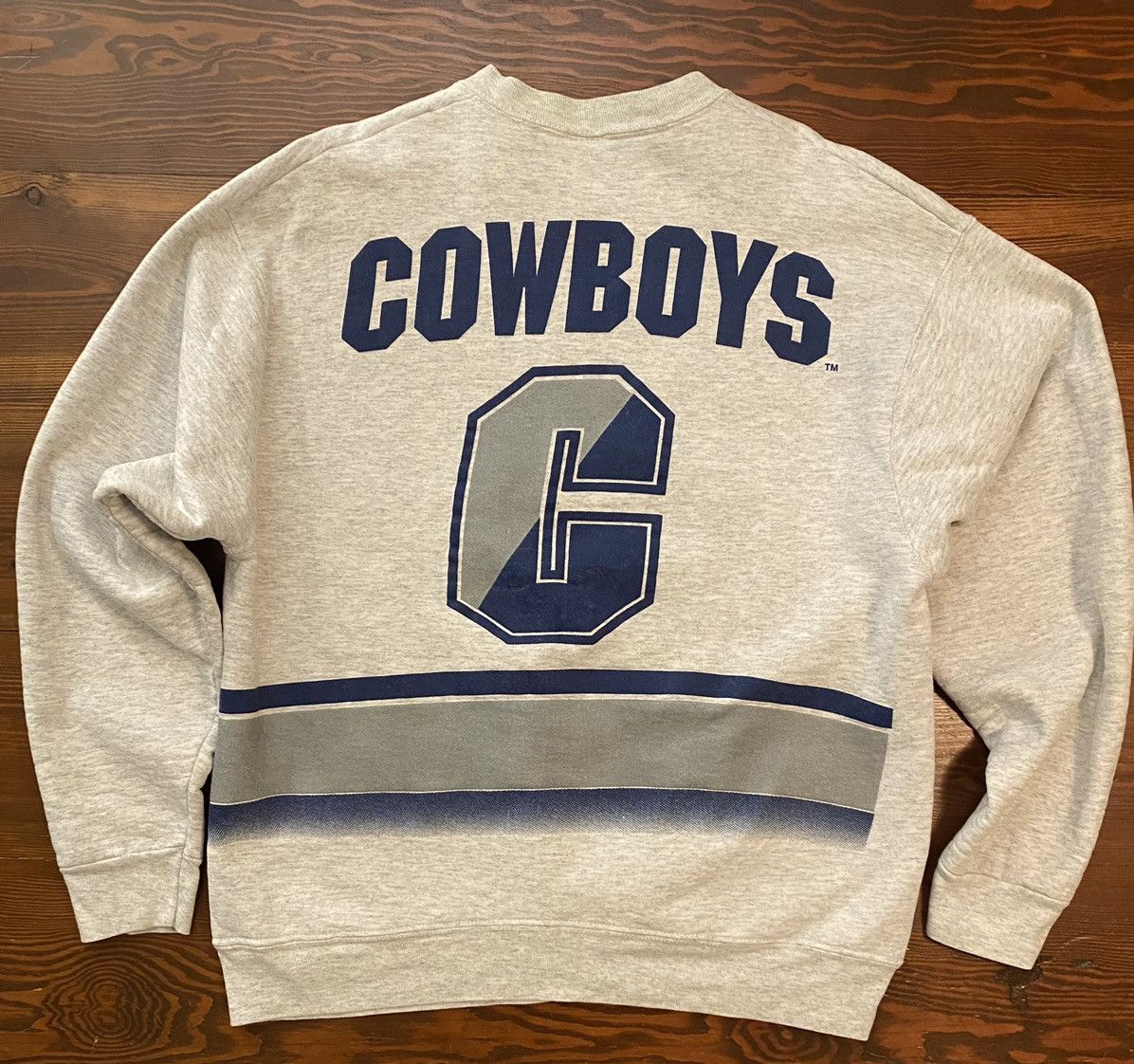 Salem Sportswear Vintage 1994 Dallas Cowboys Double Sided Crewneck Sweatshirt Size US XL / EU 56 / 4 - 2 Thumbnail