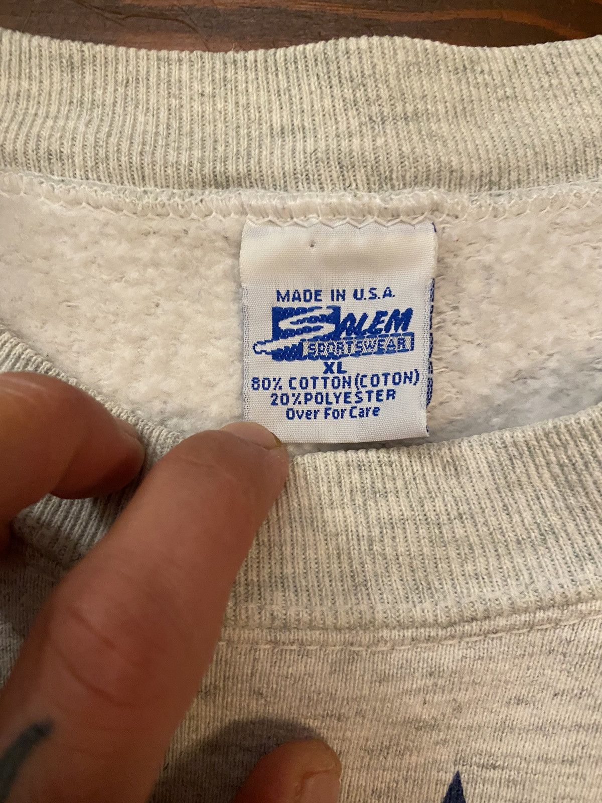 Salem Sportswear Vintage 1994 Dallas Cowboys Double Sided Crewneck Sweatshirt Size US XL / EU 56 / 4 - 10 Thumbnail