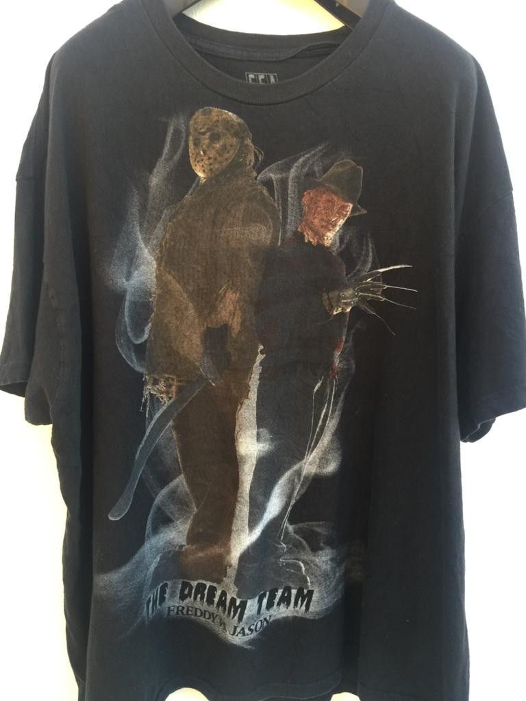 Band Tees × Japanese Brand Freddy Vs Jason The Dream Team Travis Scott Style Size US XL / EU 56 / 4 - 4 Thumbnail