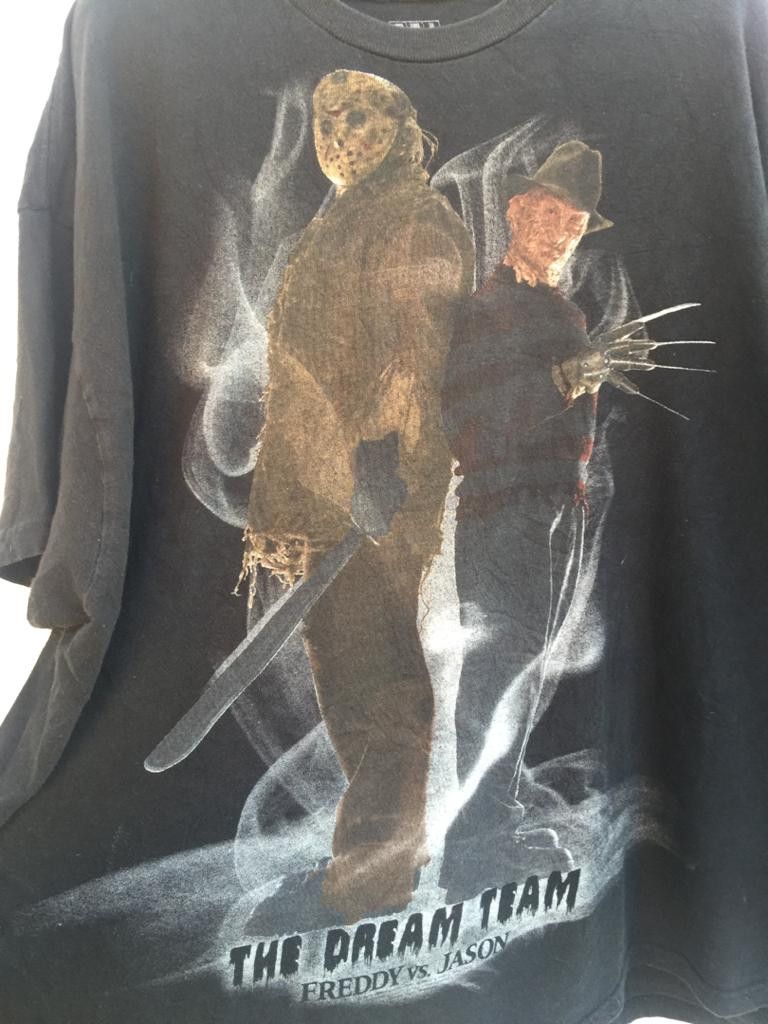 Band Tees × Japanese Brand Freddy Vs Jason The Dream Team Travis Scott Style Size US XL / EU 56 / 4 - 6 Thumbnail