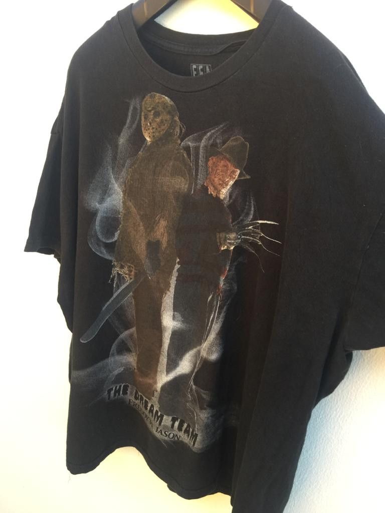 Band Tees × Japanese Brand Freddy Vs Jason The Dream Team Travis Scott Style Size US XL / EU 56 / 4 - 3 Thumbnail