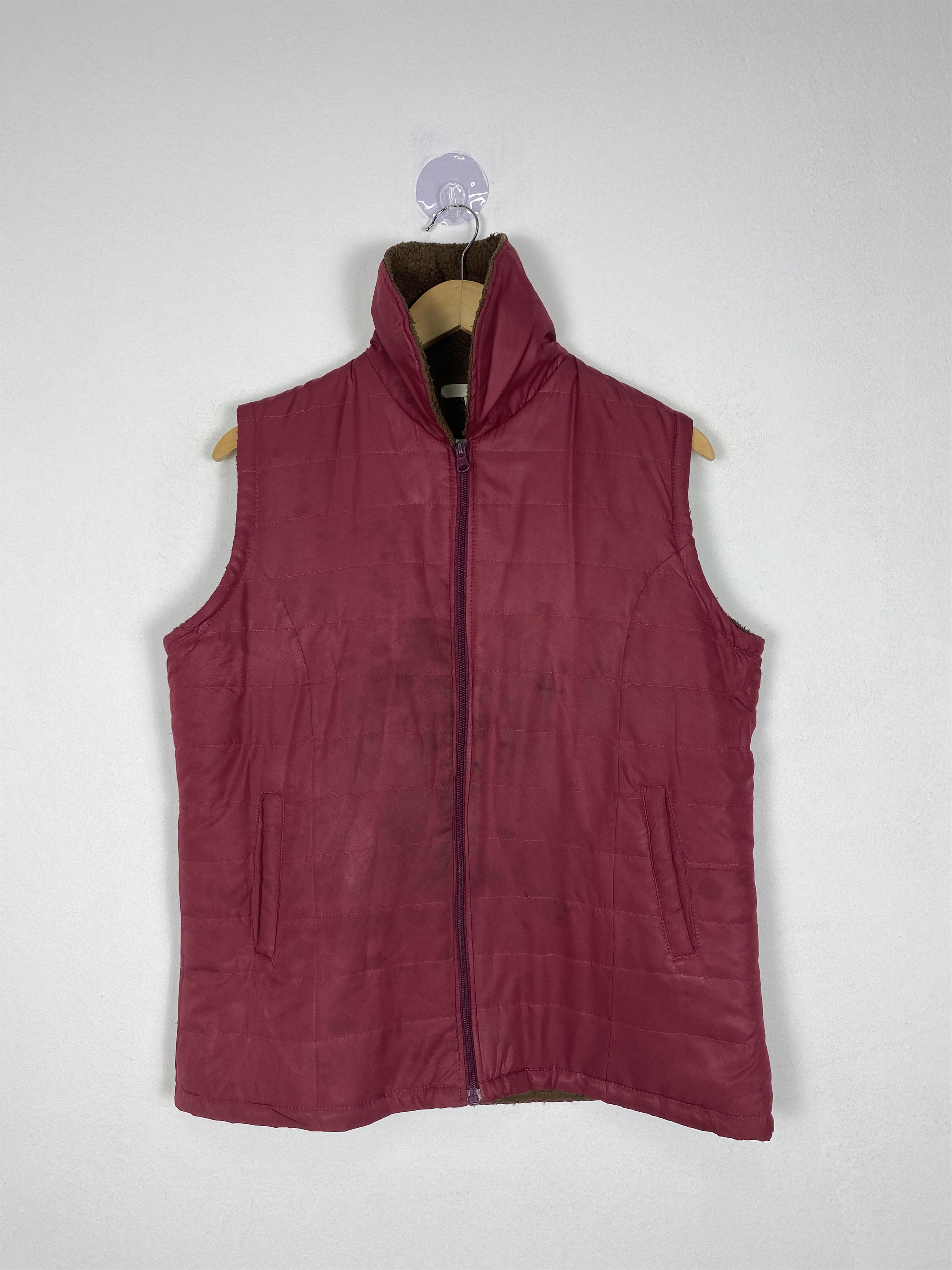 Japanese Brand Vintage Japanese Brand Puffer Sherpa Lining Vest Size US S / EU 44-46 / 1 - 1 Thumbnail