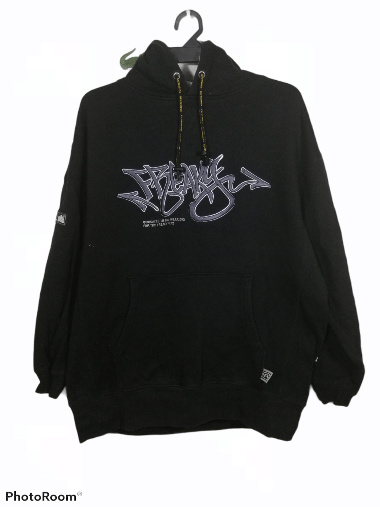 Japanese Brand RARE DESIGN FREAKY HOODIES Size US XL / EU 56 / 4 - 1 Thumbnail