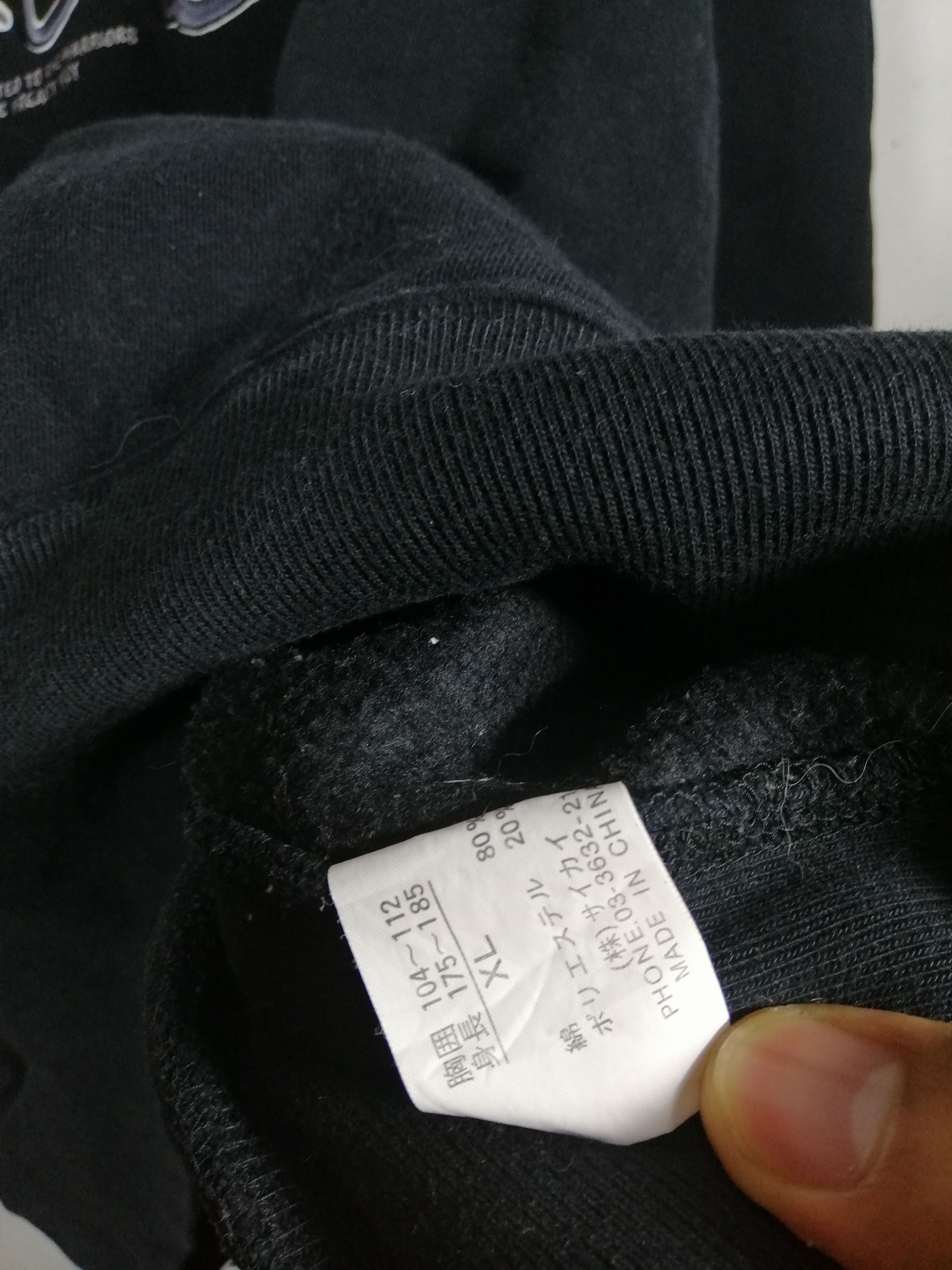Japanese Brand RARE DESIGN FREAKY HOODIES Size US XL / EU 56 / 4 - 6 Thumbnail