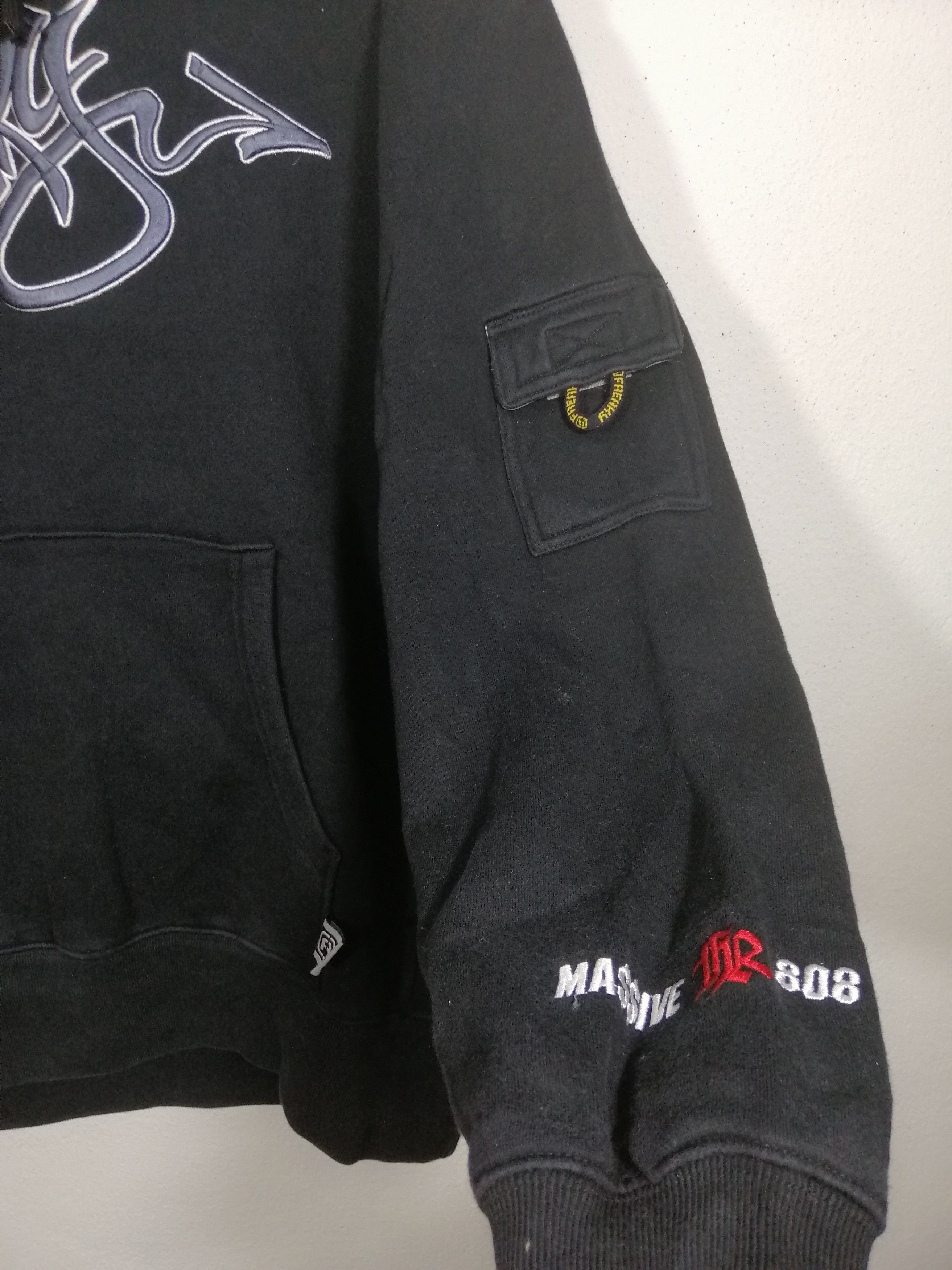 Japanese Brand RARE DESIGN FREAKY HOODIES Size US XL / EU 56 / 4 - 8 Thumbnail