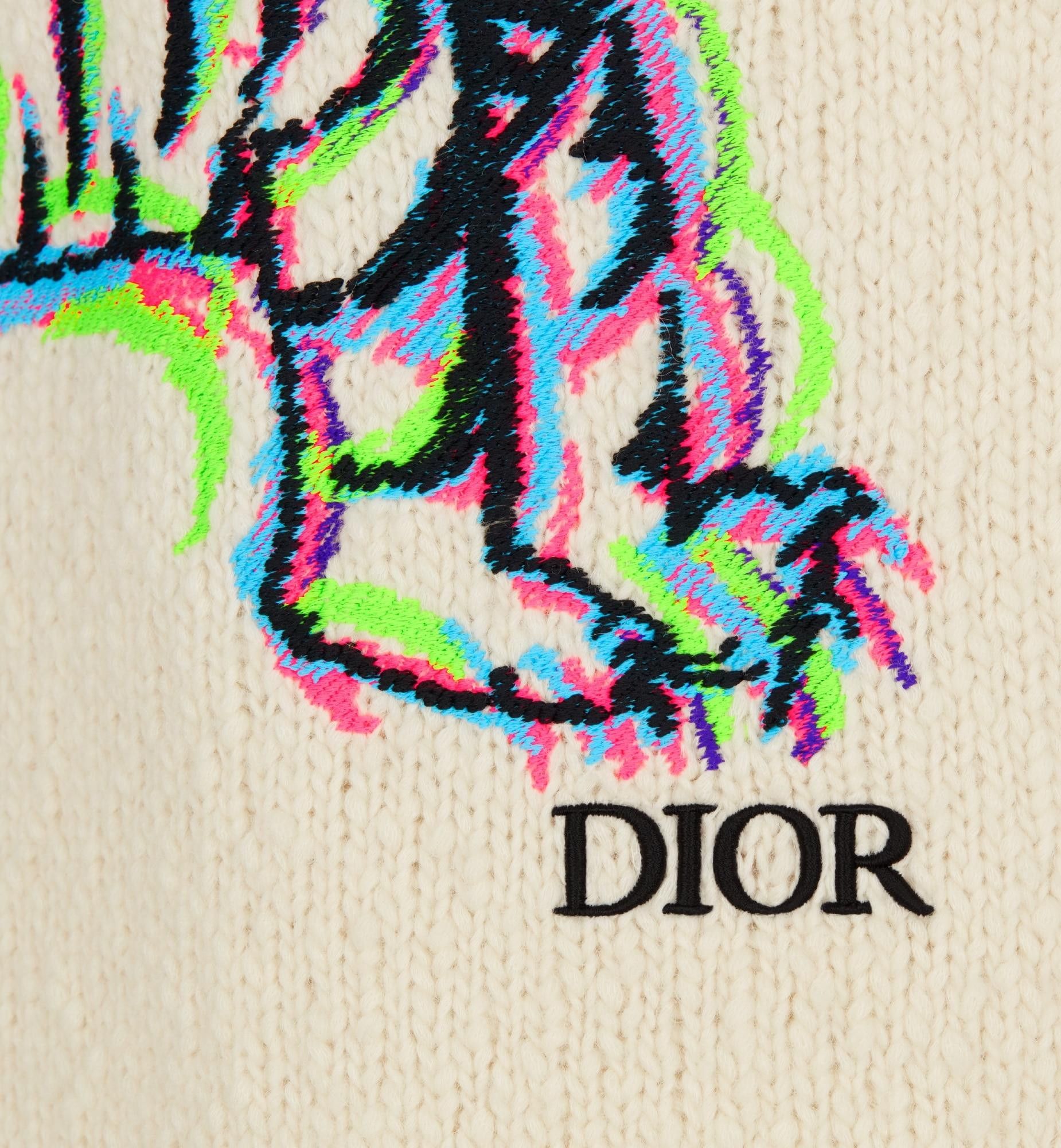 Dior Dior and Kenny Scharf Knit T-Shirt White Size US S / EU 44-46 / 1 - 3 Thumbnail