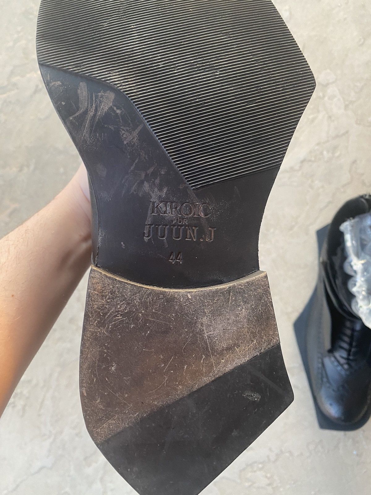Juun.J Juun.j Runway Fall 2011 Geometric Brogue Boots Size US 11 / EU 44 - 10 Thumbnail