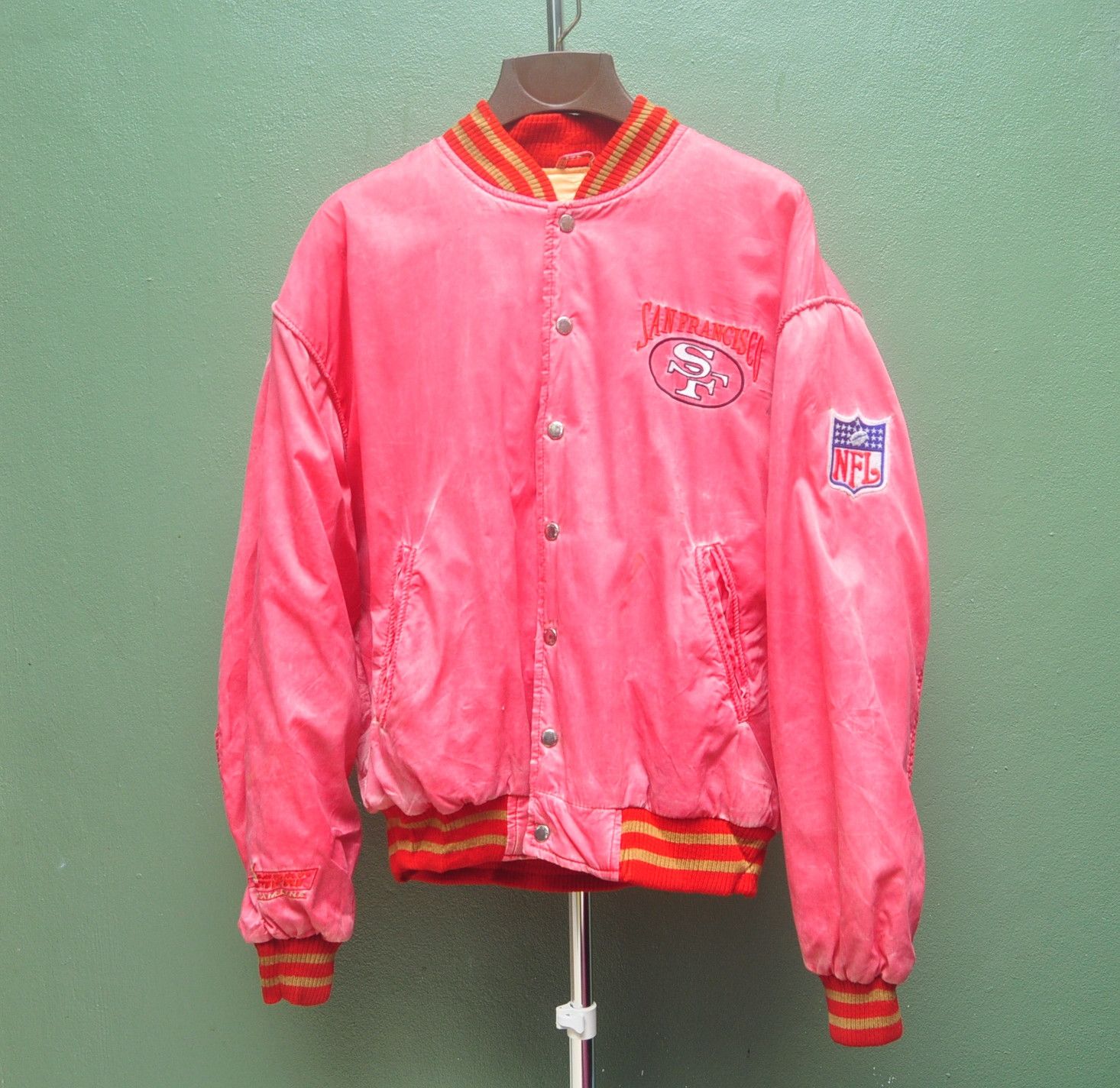Japanese Brand × NFL Vintage San Francisco 49ers NFL Varsity Travis Scott Style Size US L / EU 52-54 / 3 - 2 Thumbnail