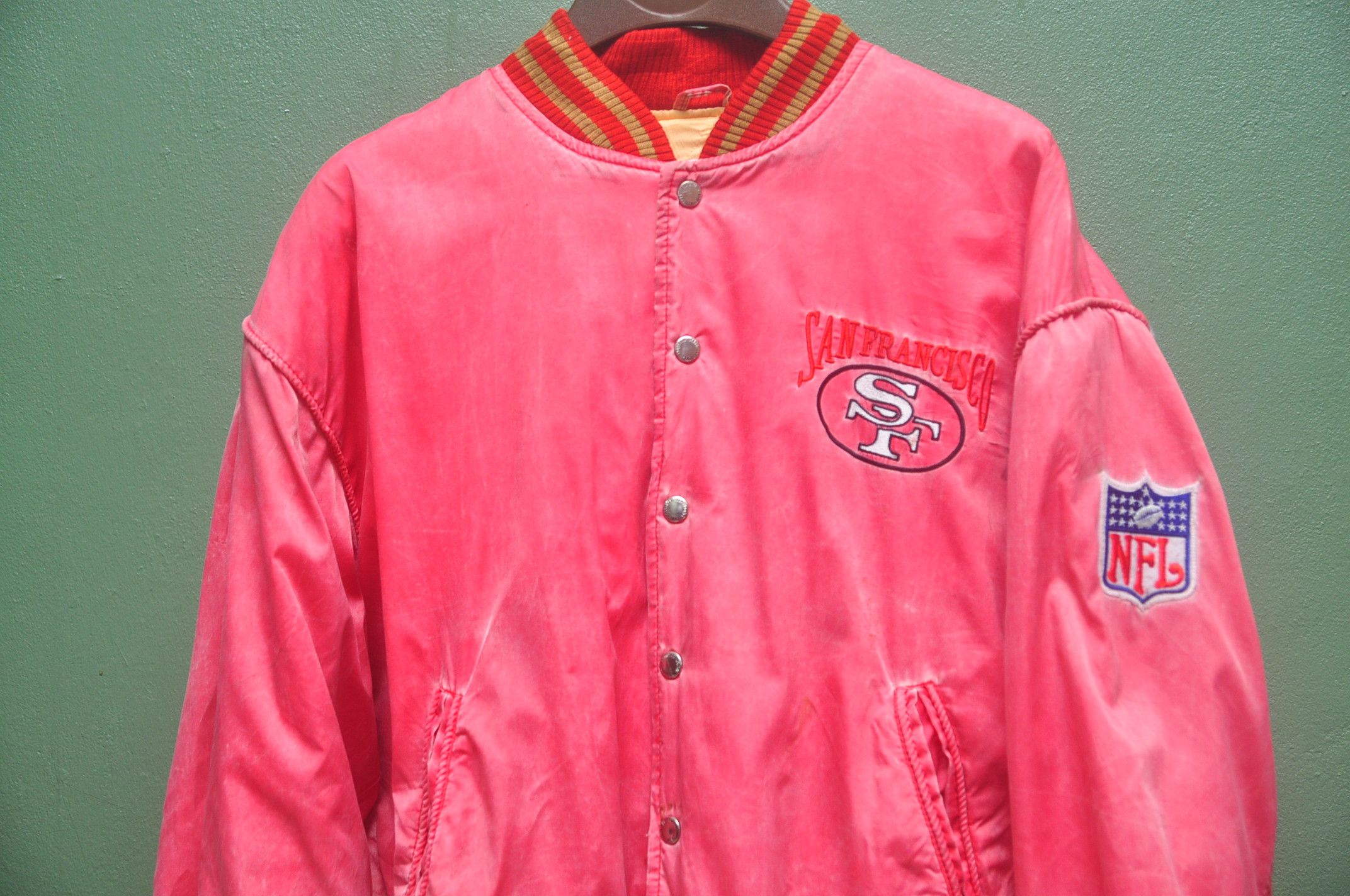 Japanese Brand × NFL Vintage San Francisco 49ers NFL Varsity Travis Scott Style Size US L / EU 52-54 / 3 - 4 Thumbnail