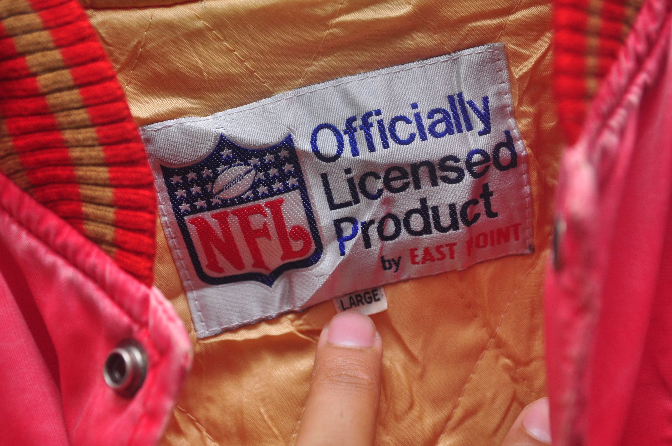 Japanese Brand × NFL Vintage San Francisco 49ers NFL Varsity Travis Scott Style Size US L / EU 52-54 / 3 - 3 Thumbnail