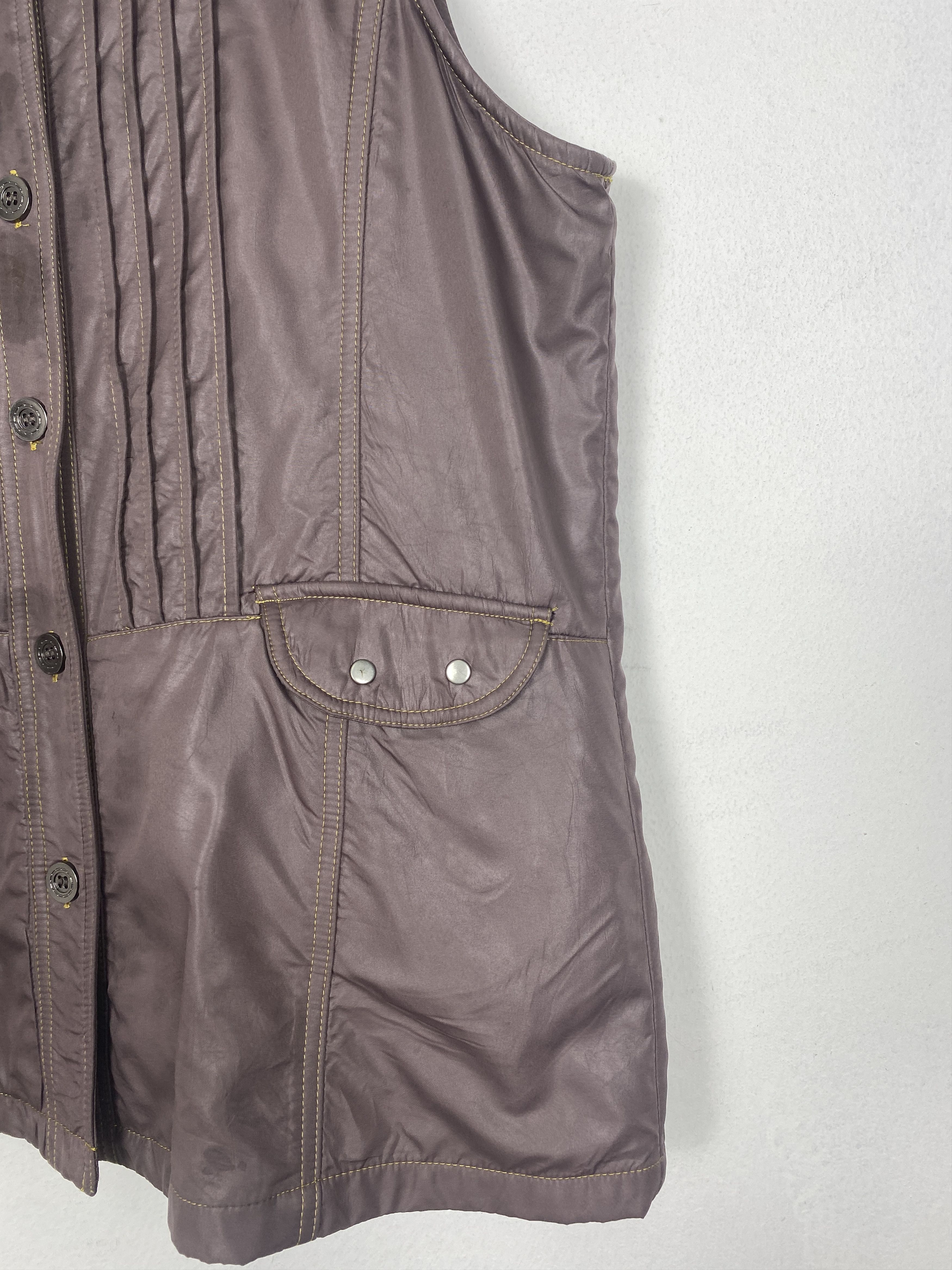 Japanese Brand Vintage MOCKA GIENE Button Vest V0144 Size US S / EU 44-46 / 1 - 4 Thumbnail